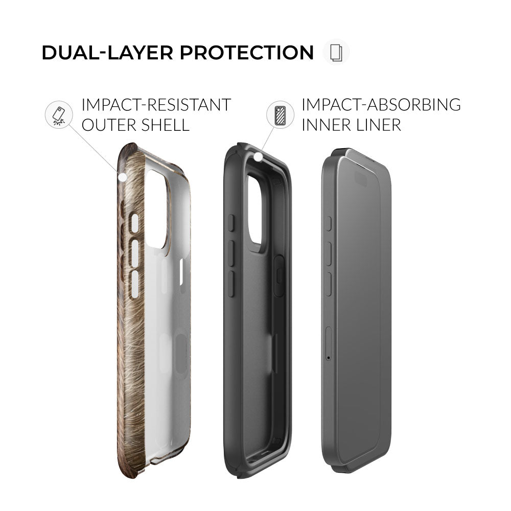 elk hunter dual-layer protection iphone tough case