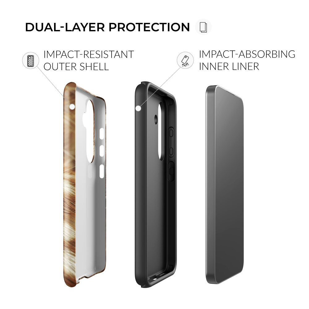 dual-layer protection fawn samsung tough case