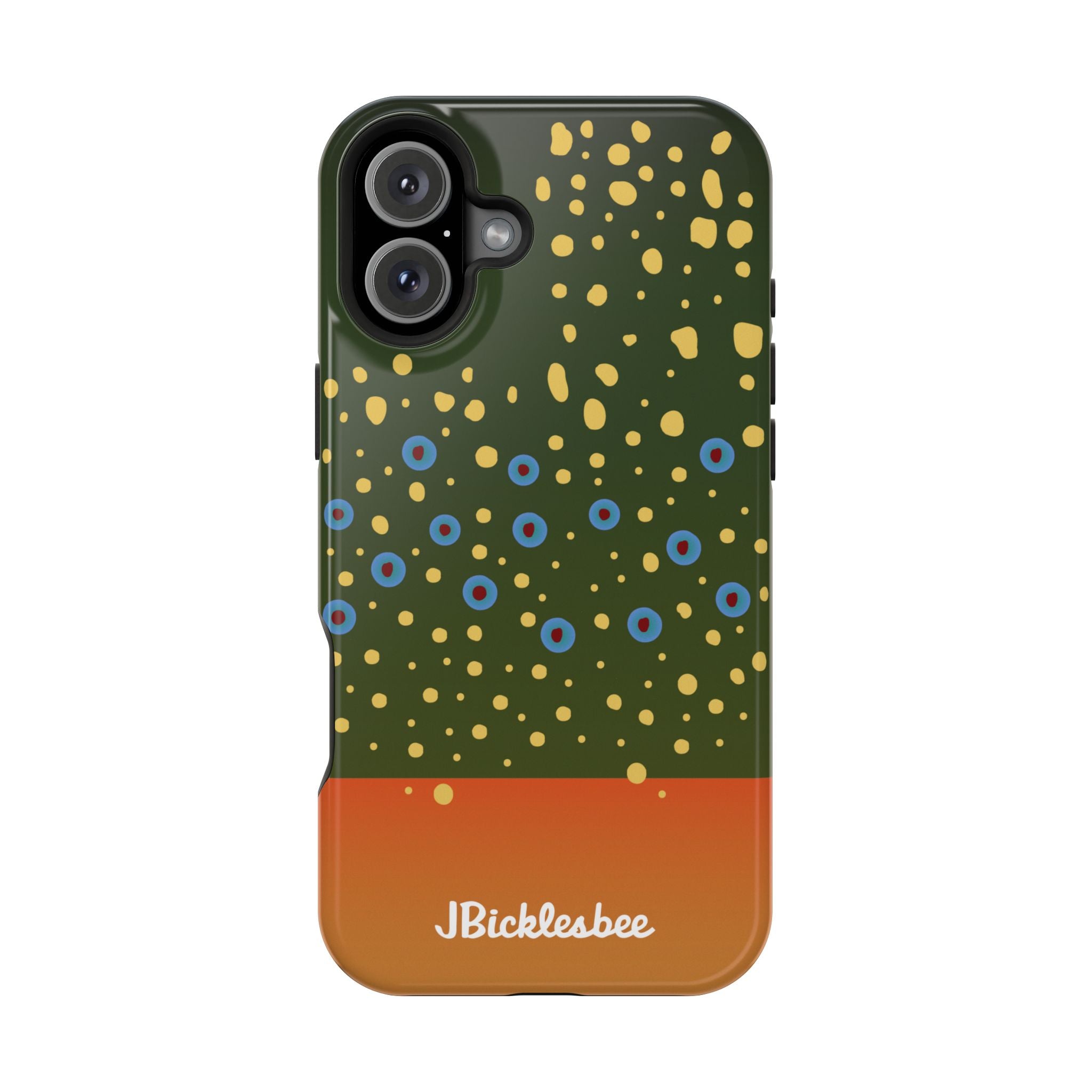 Brook Trout Pattern MagSafe iPhone Case