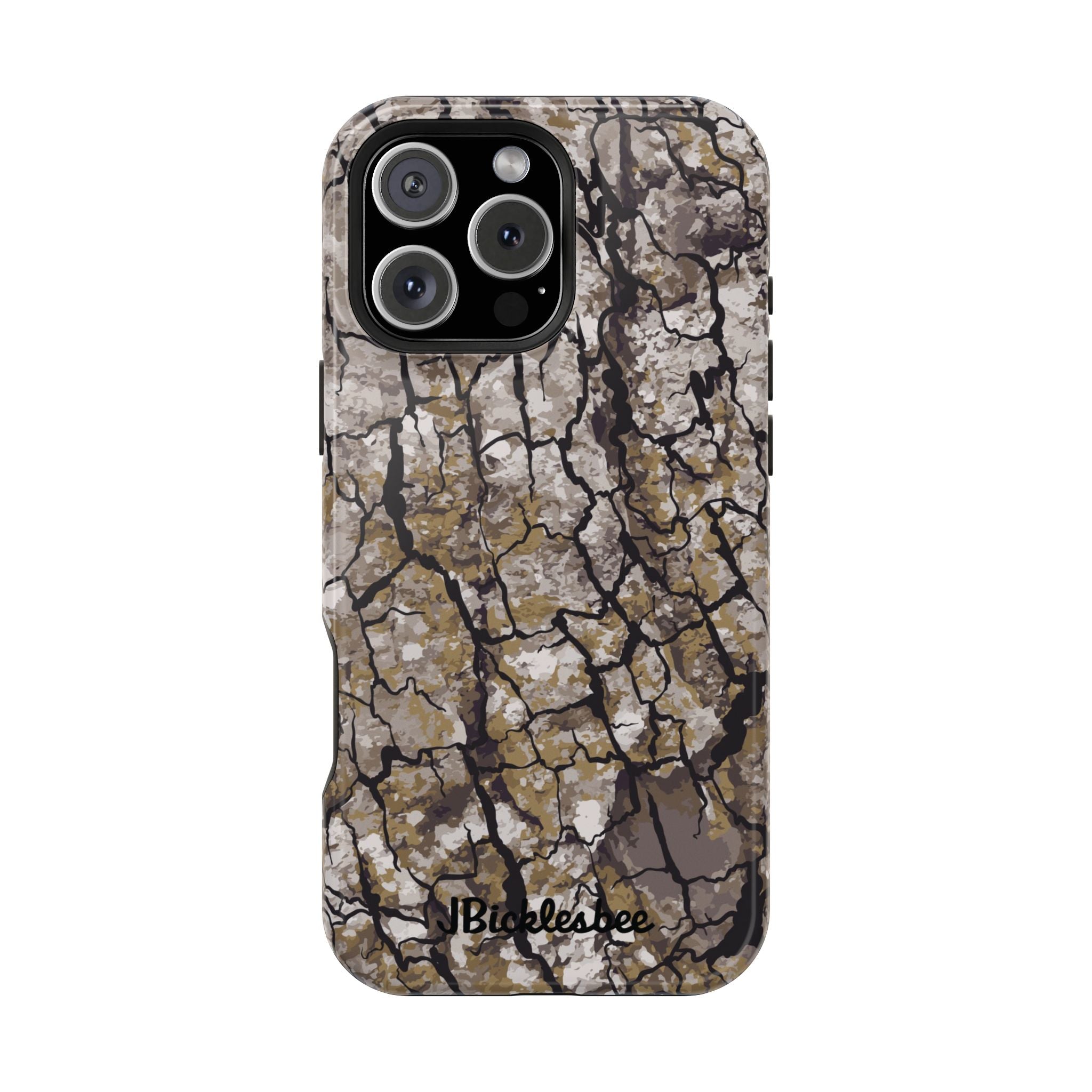 Alpha Tree Bark Camo MagSafe iPhone Case