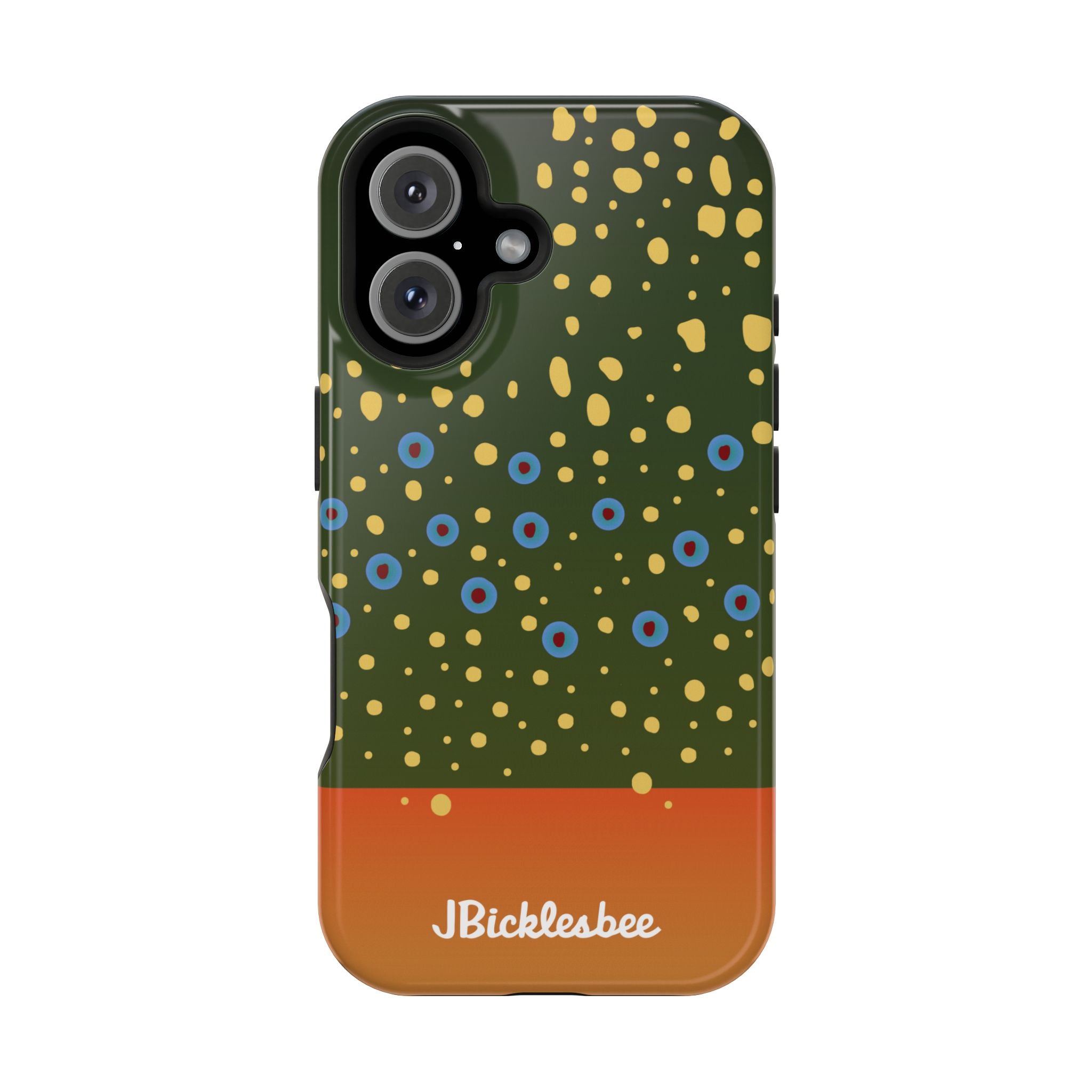 Brook Trout Pattern MagSafe iPhone Case