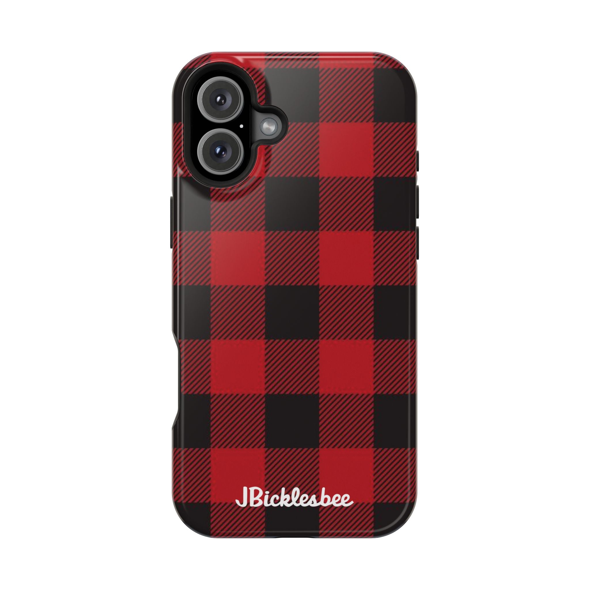 Retro Hunting Plaid Pattern MagSafe iPhone Case