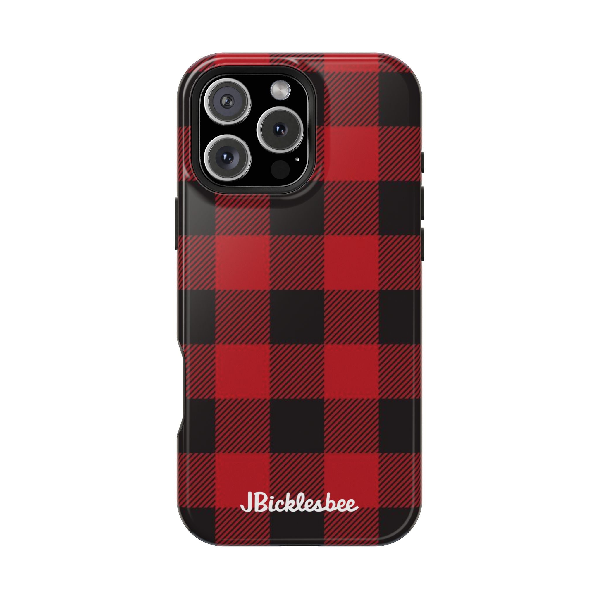 Retro Hunting Plaid Pattern MagSafe iPhone Case