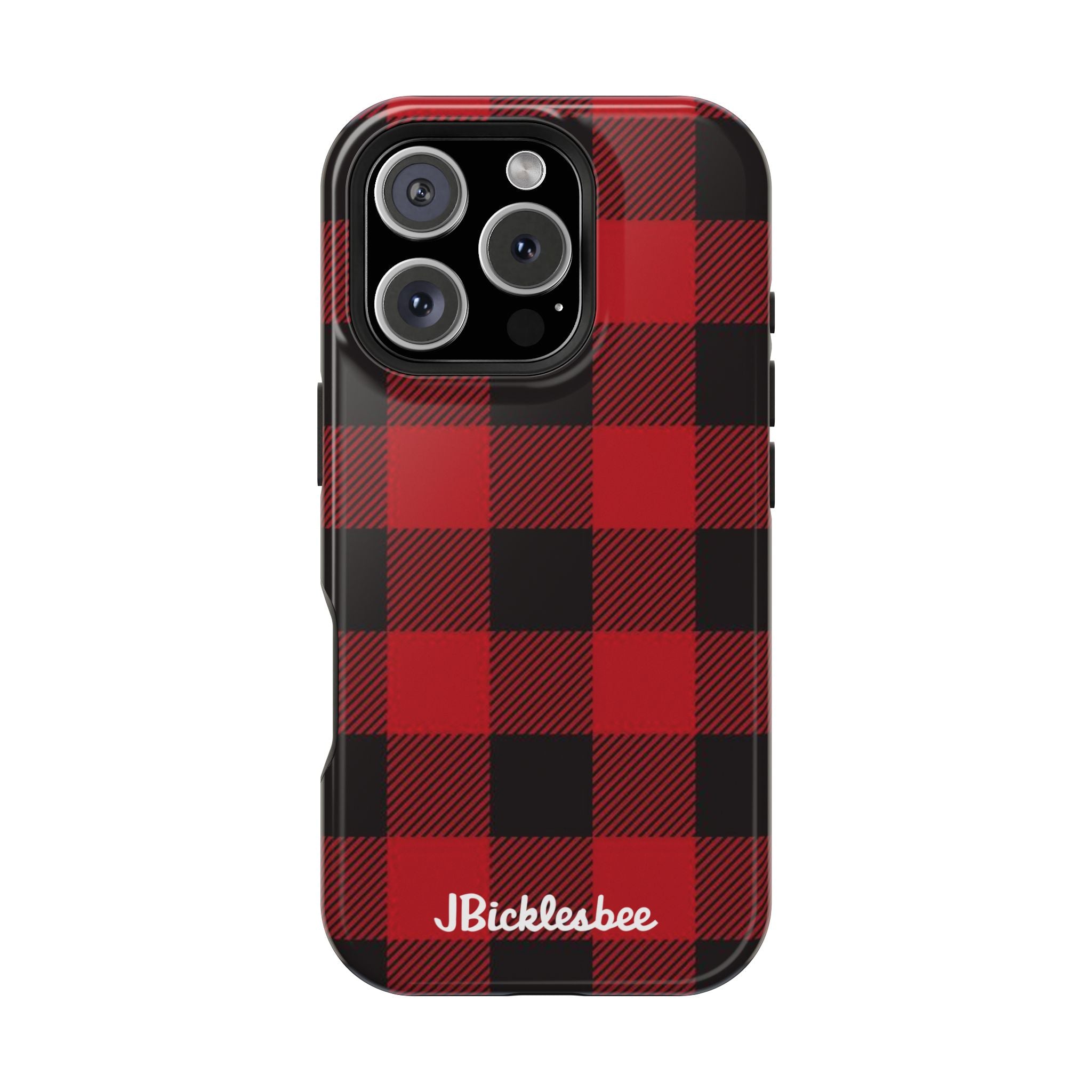 Retro Hunting Plaid Pattern MagSafe iPhone Case