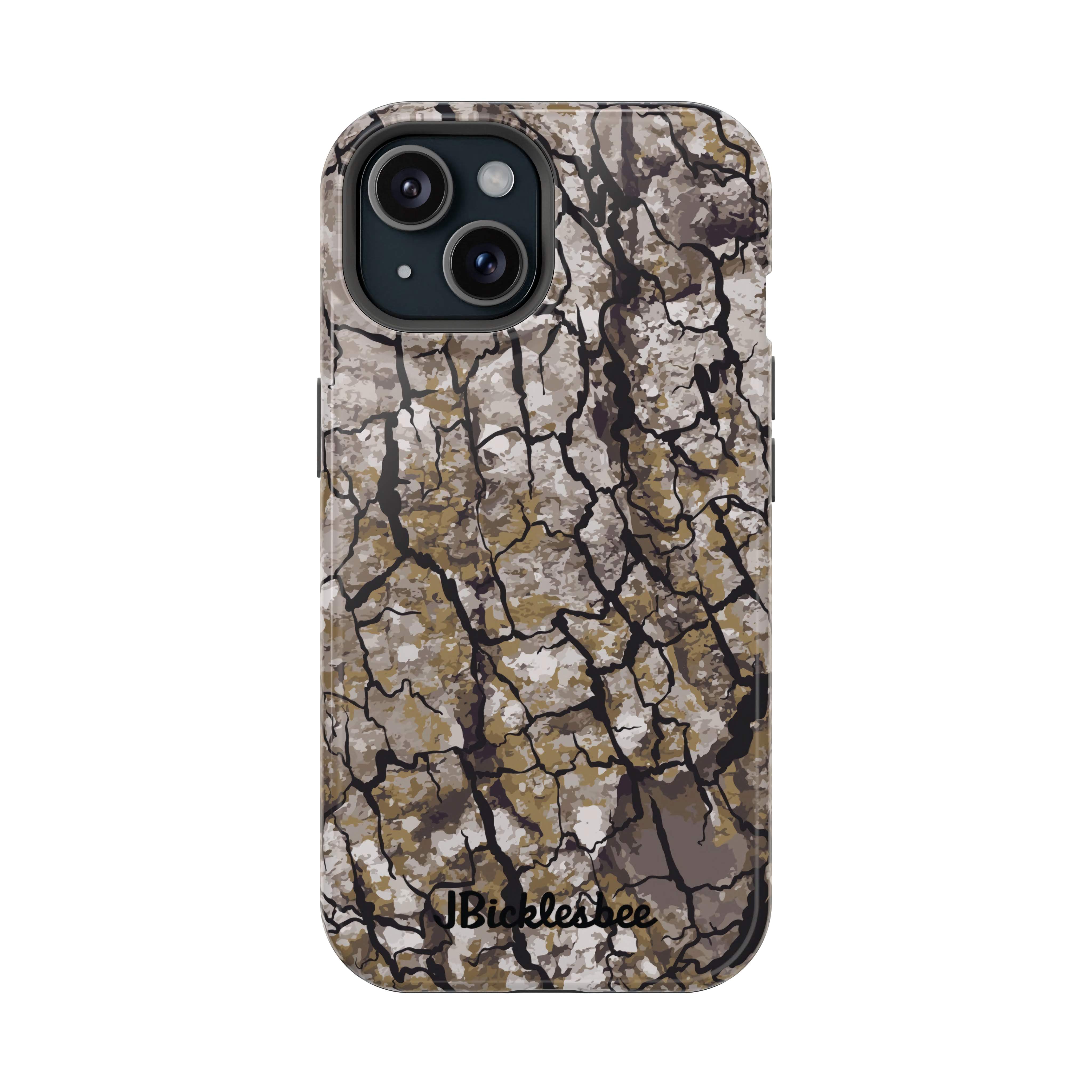 Alpha Tree Bark Camo MagSafe iPhone Case