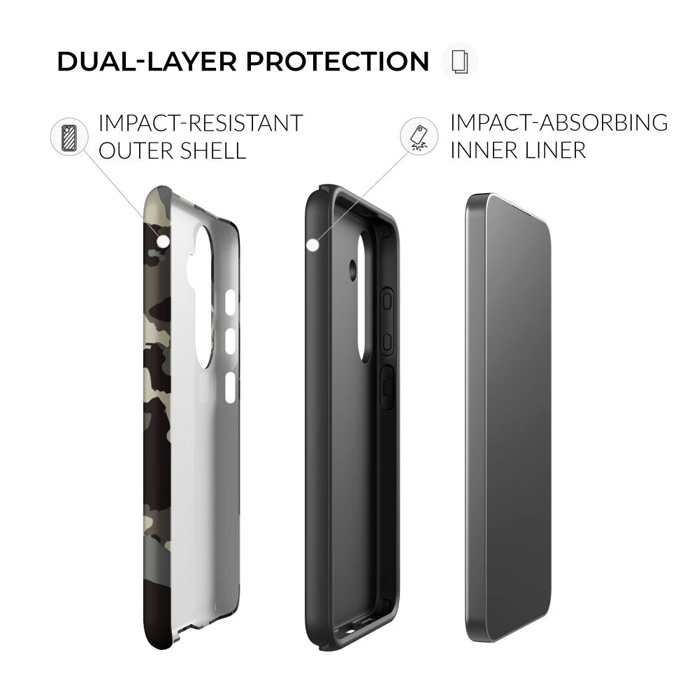 dual-layer protection High Country Camo Samsung Tough Case