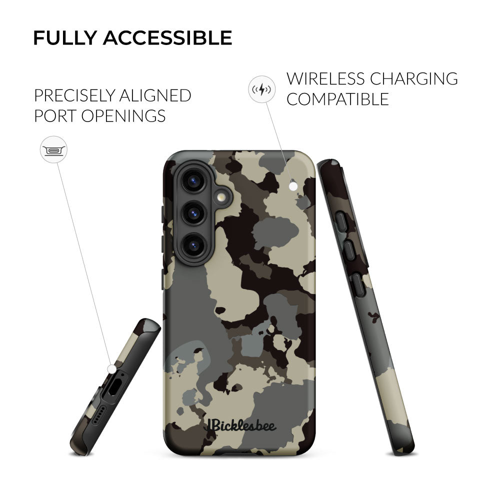 fully accessible High Country Camo Samsung Tough Case