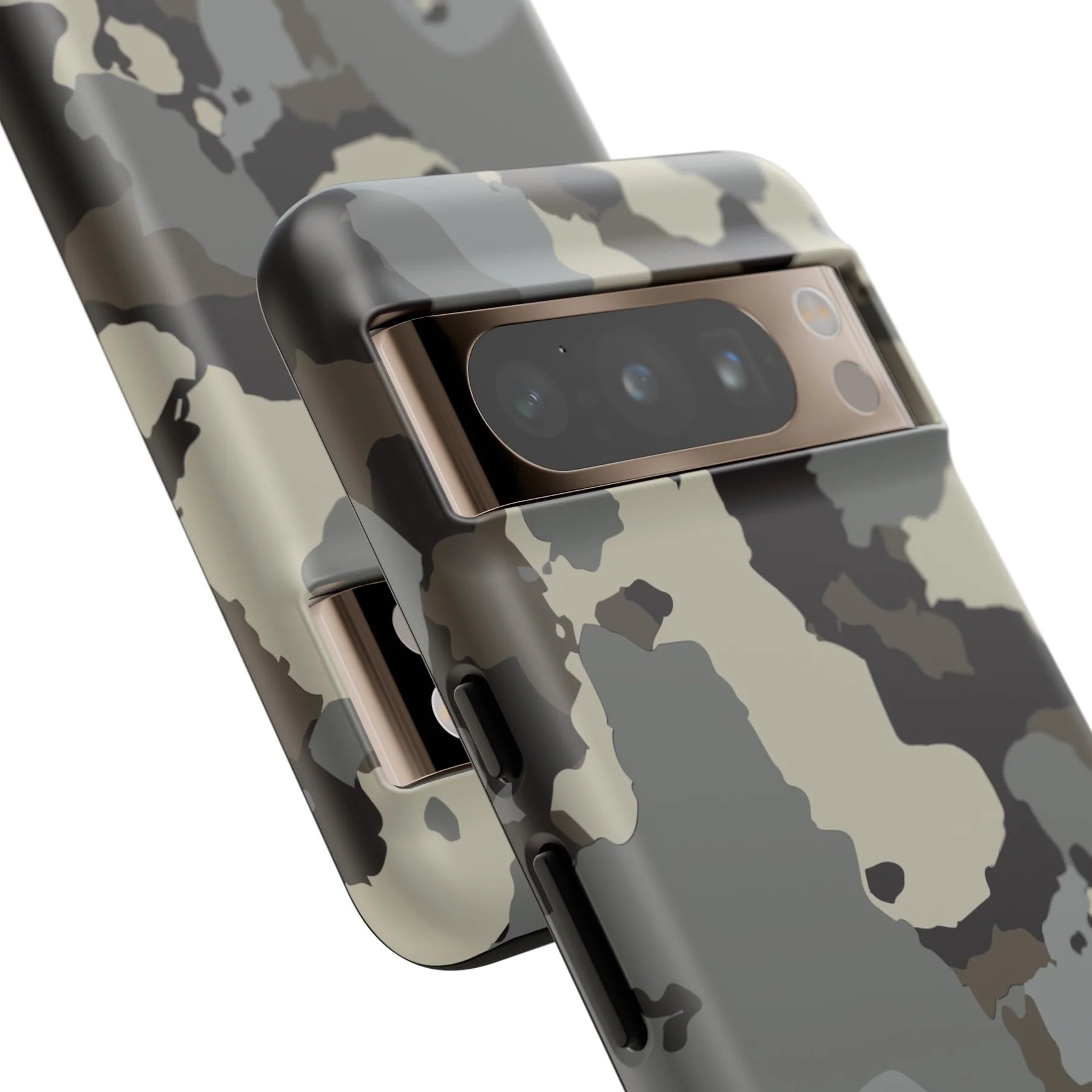 close up on camera High Country Camo Pixel Tough Case