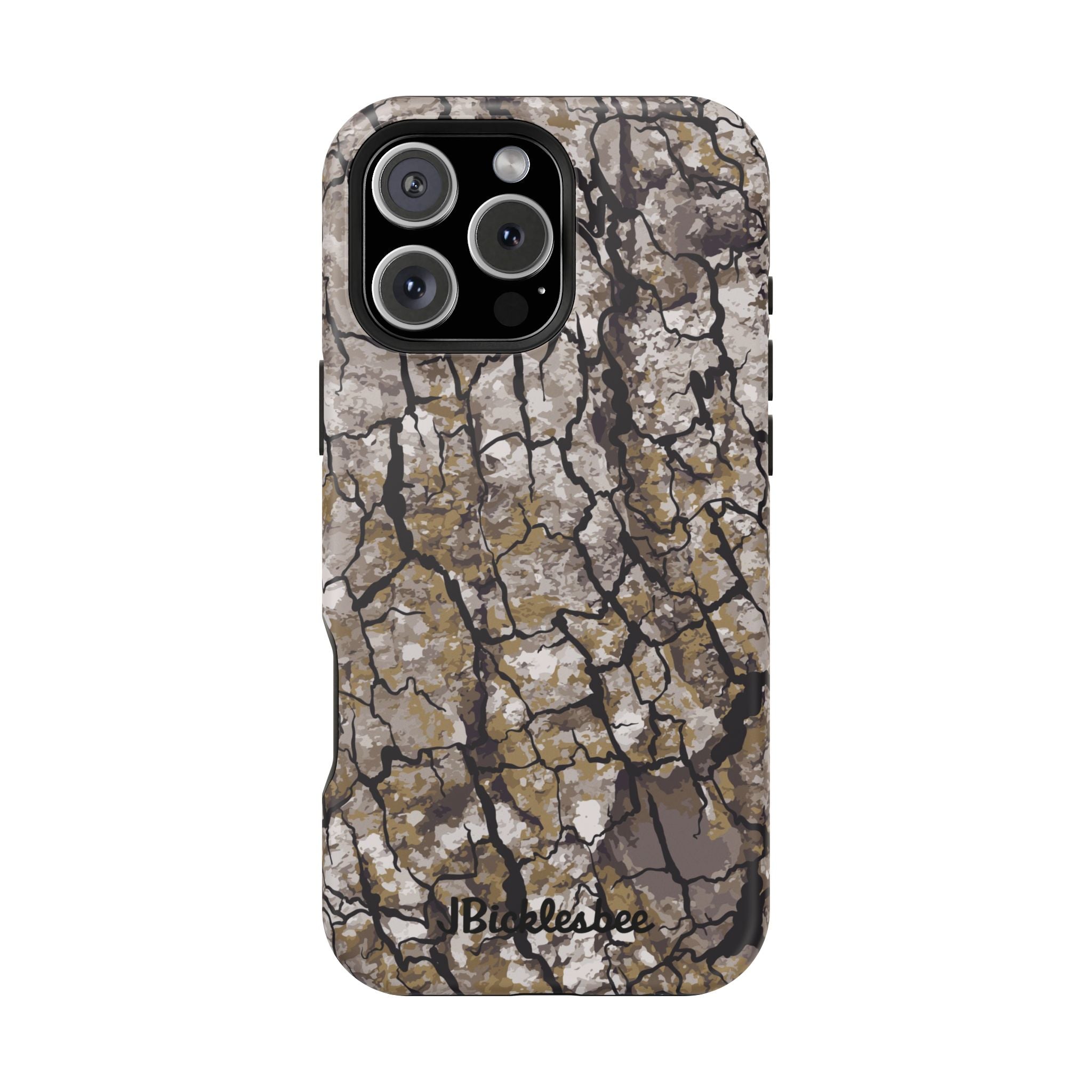 Alpha Tree Bark Camo MagSafe iPhone Case