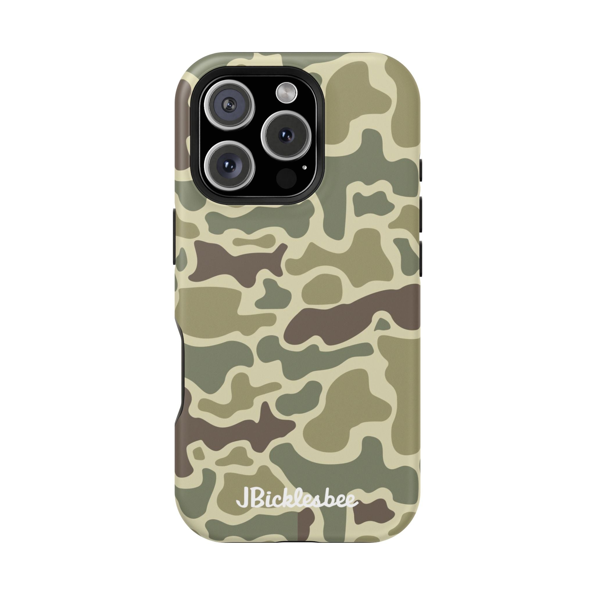 Retro Forest Duck Camo MagSafe iPhone Case