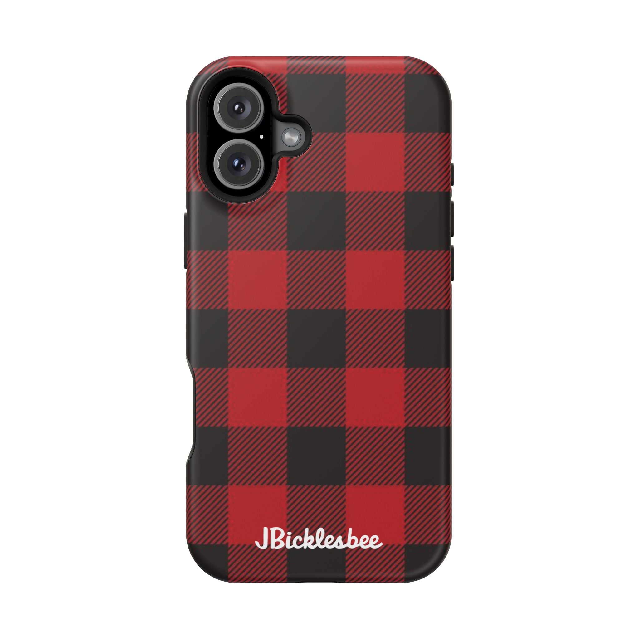 Retro Hunting Plaid Pattern MagSafe iPhone Case