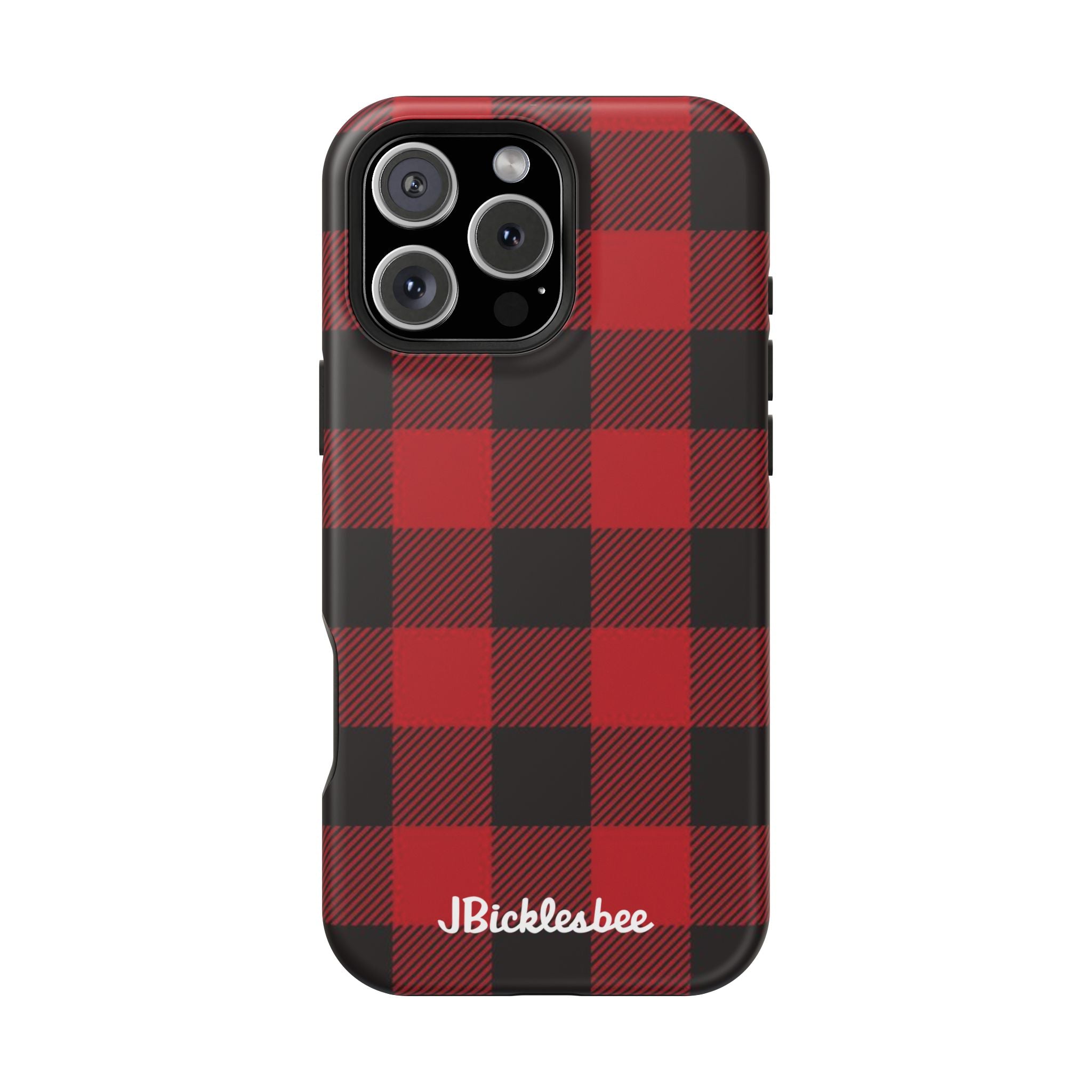 Retro Hunting Plaid Pattern MagSafe iPhone Case