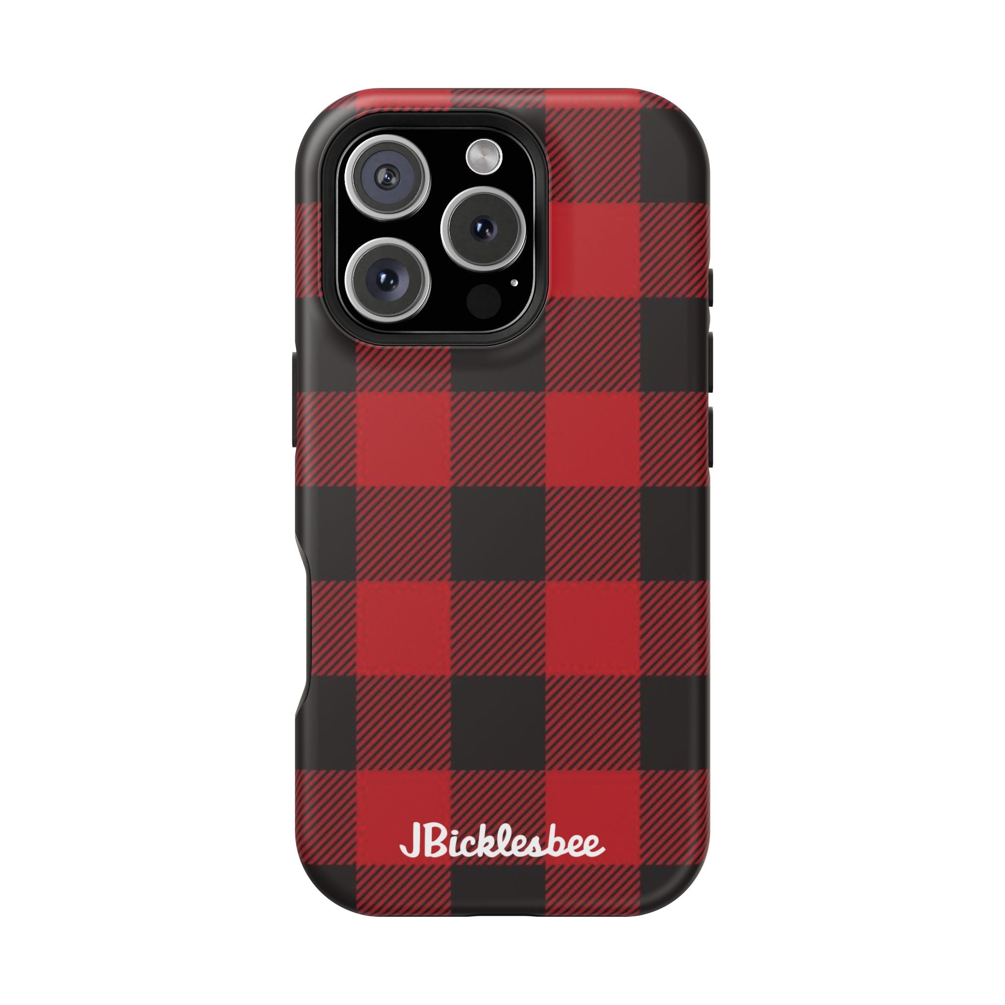 Retro Hunting Plaid Pattern MagSafe iPhone Case