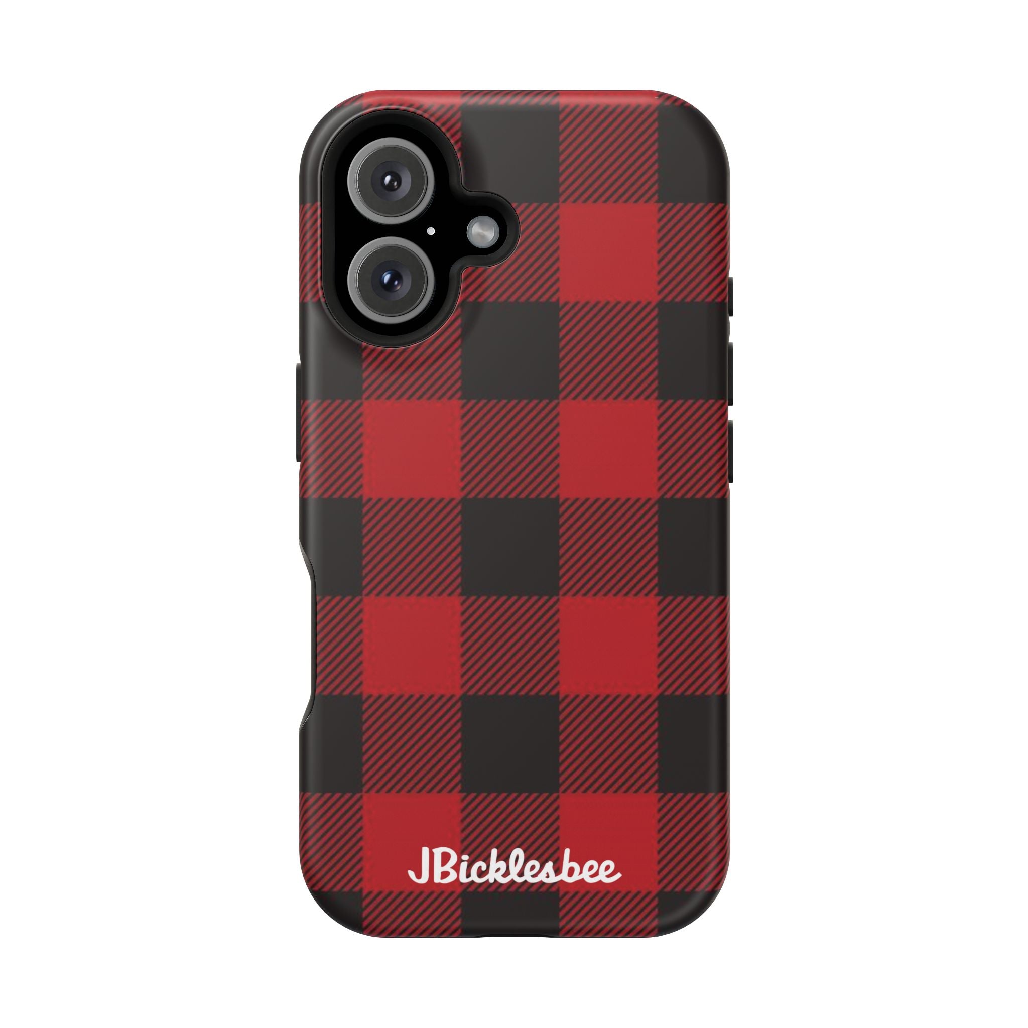 Retro Hunting Plaid Pattern MagSafe iPhone Case