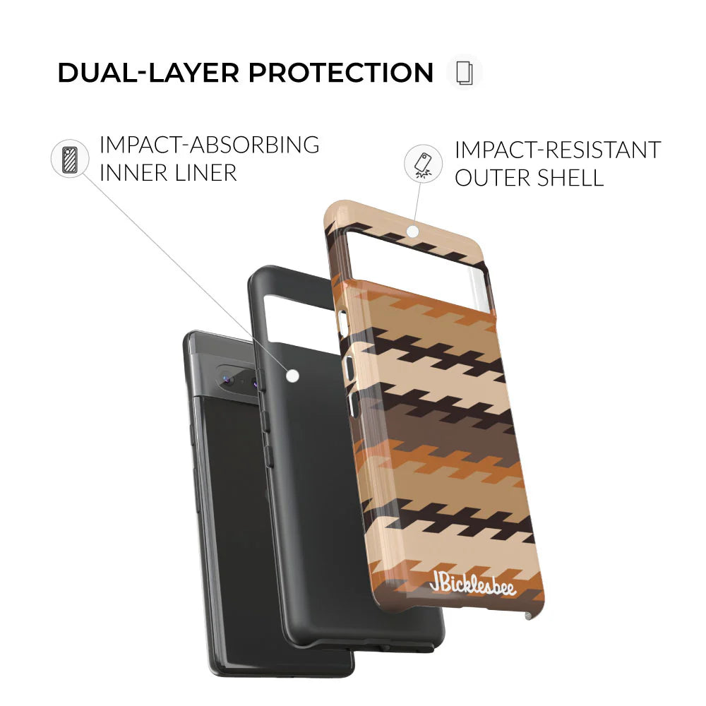 dual-layer protection Native Pattern Pixel Tough Case