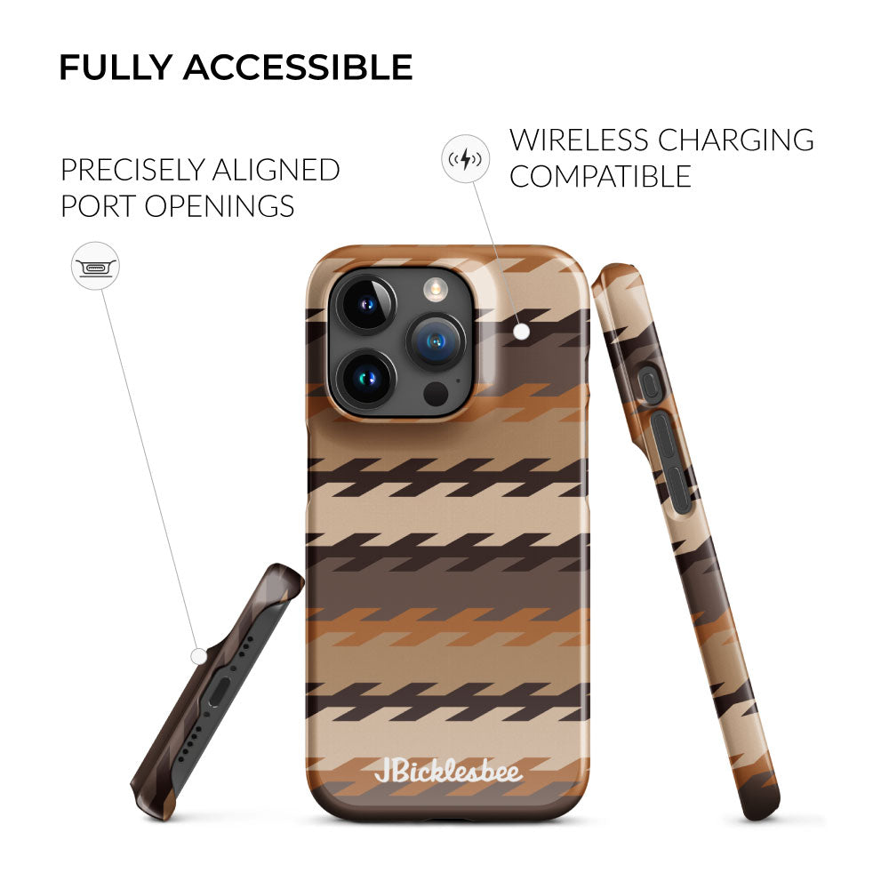 fully accessible native iphone snap case