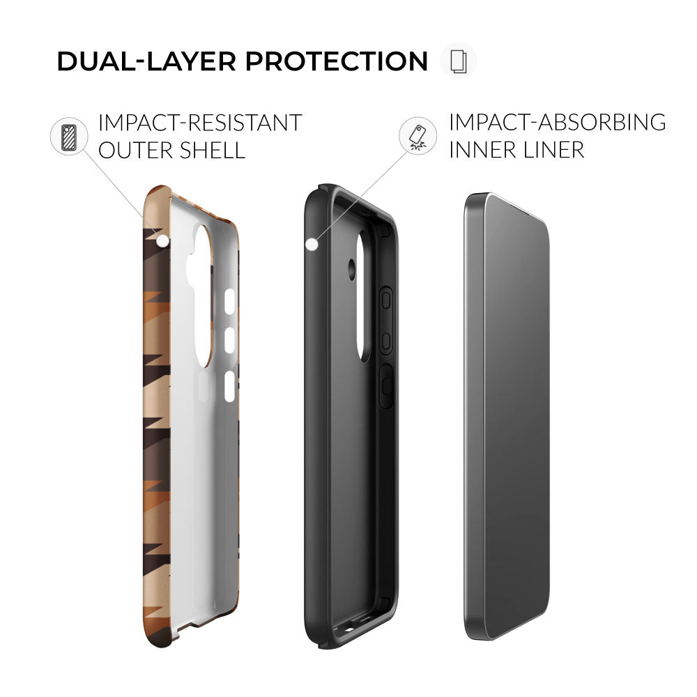 dual-layer protection Native Pattern Samsung Tough Case