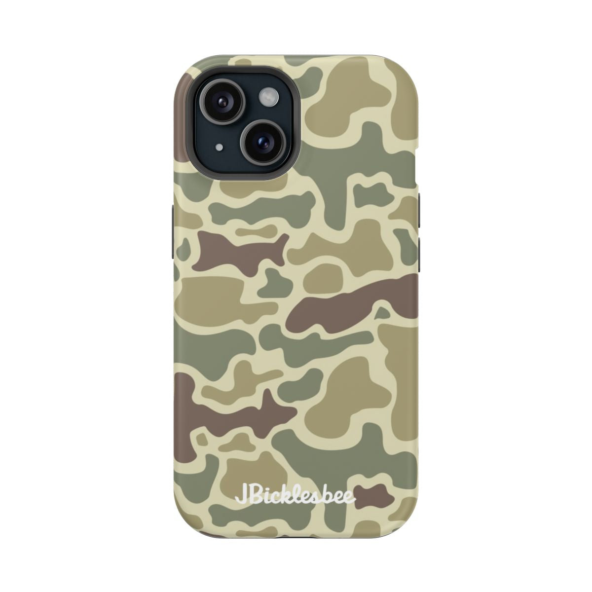 Retro Forest Duck Camo MagSafe iPhone Case