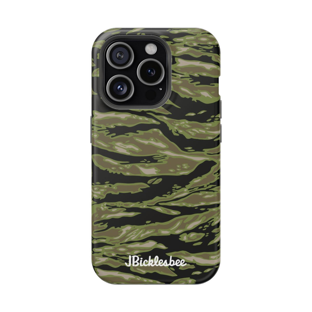 Retro Woodland Camo Tiger Stripe MagSafe iPhone Case