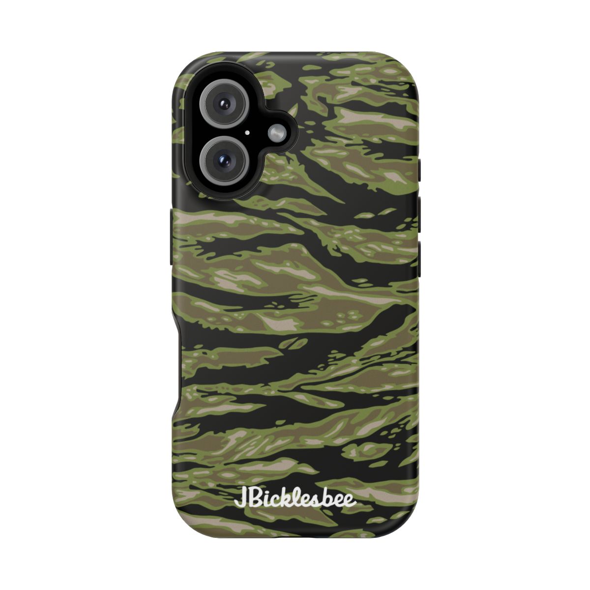 Retro Woodland Camo Tiger Stripe MagSafe iPhone Case