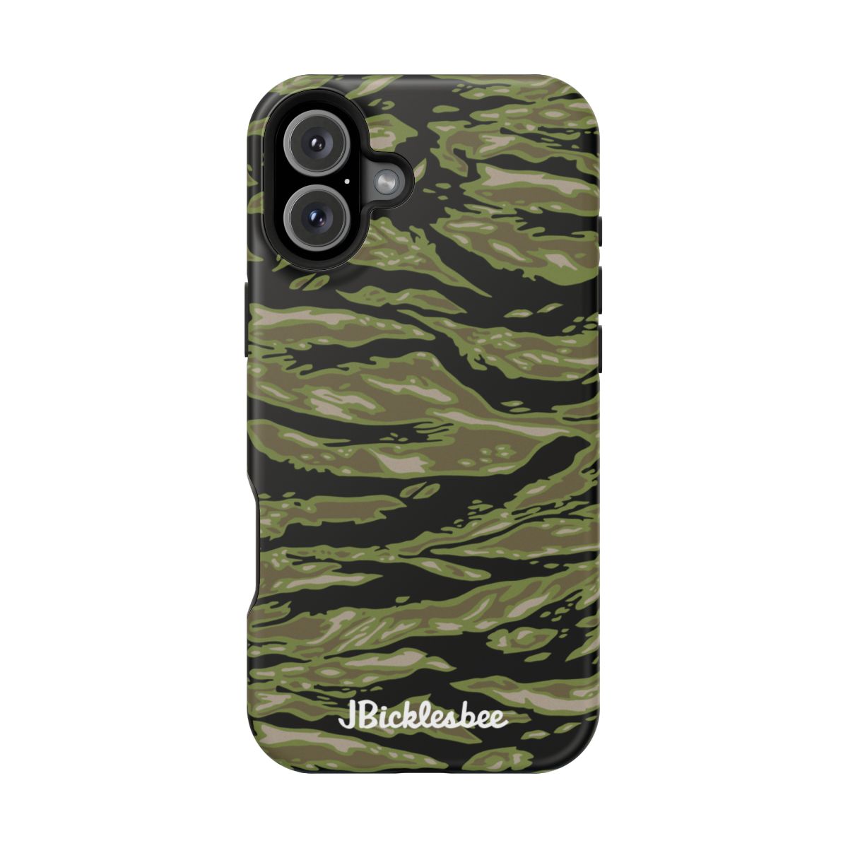 Retro Woodland Camo Tiger Stripe MagSafe iPhone Case