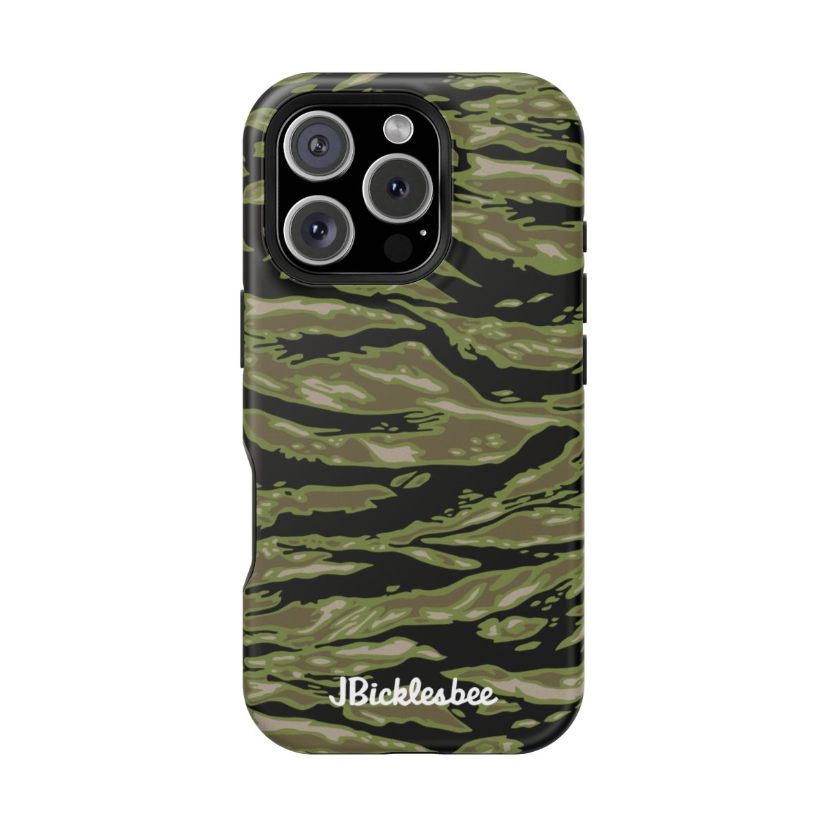 Retro Woodland Camo Tiger Stripe MagSafe iPhone Case