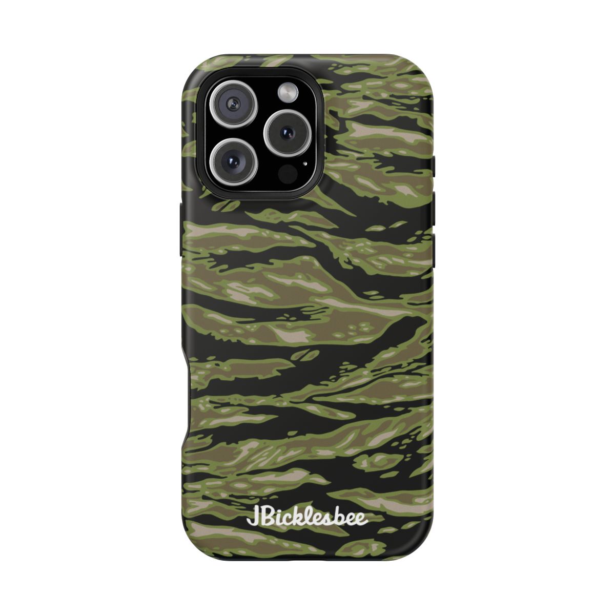 Retro Woodland Camo Tiger Stripe MagSafe iPhone Case