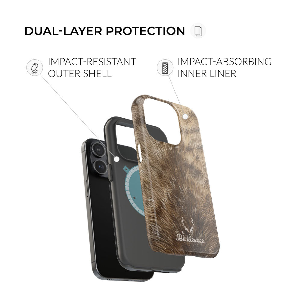 Sika Deer Hunter dual-layer protection MagSafe iPhone case