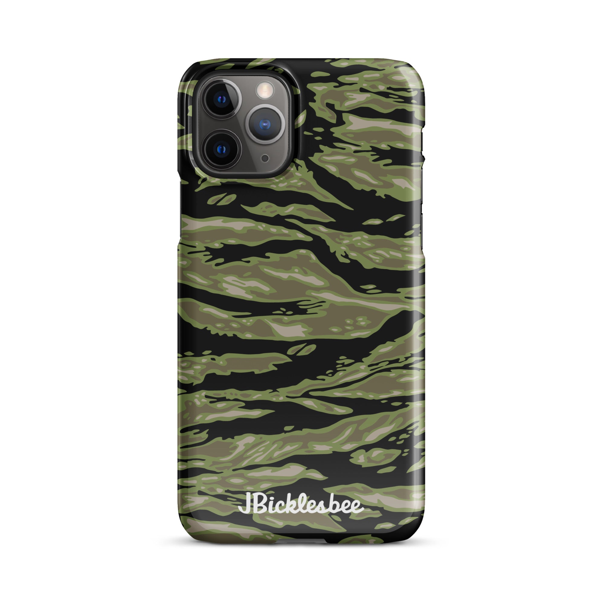 Retro Woodland Camo Tiger Stripe iPhone Snap Case