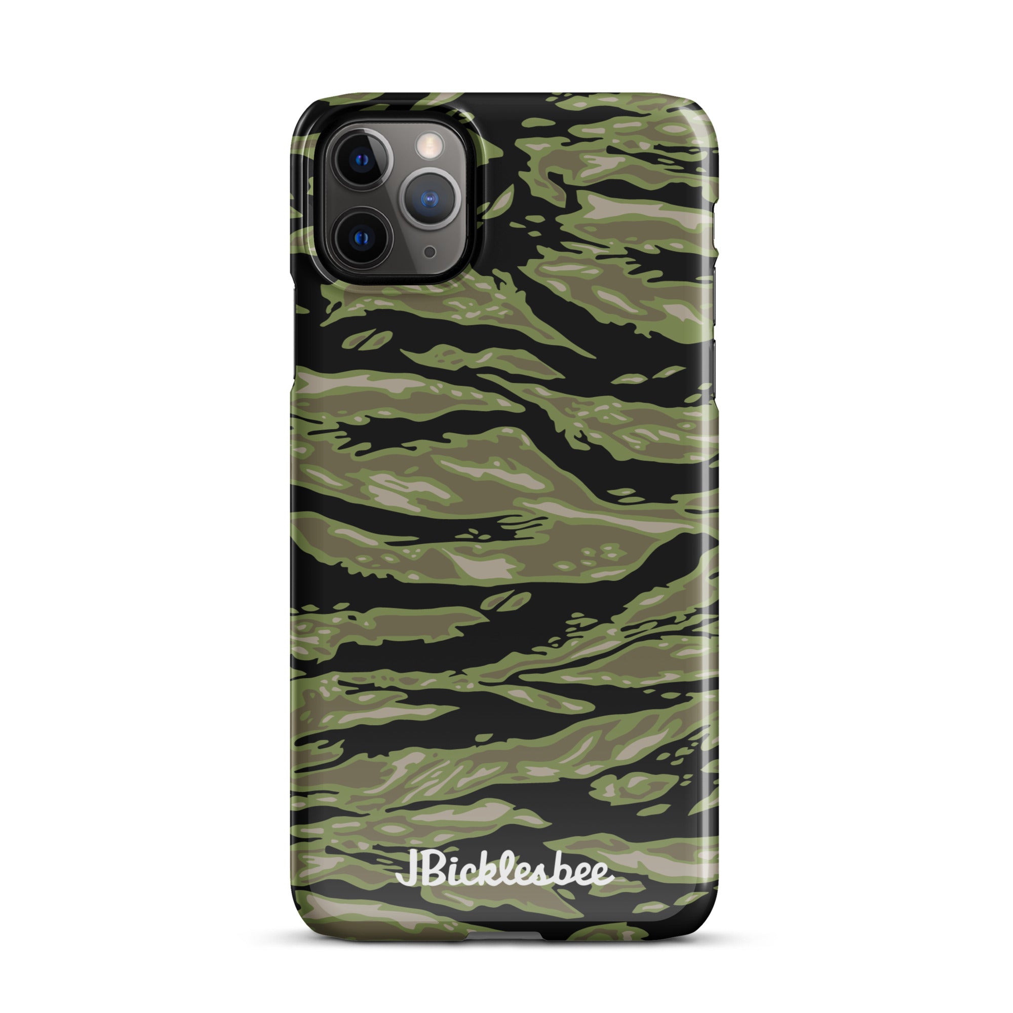 Retro Woodland Camo Tiger Stripe iPhone Snap Case