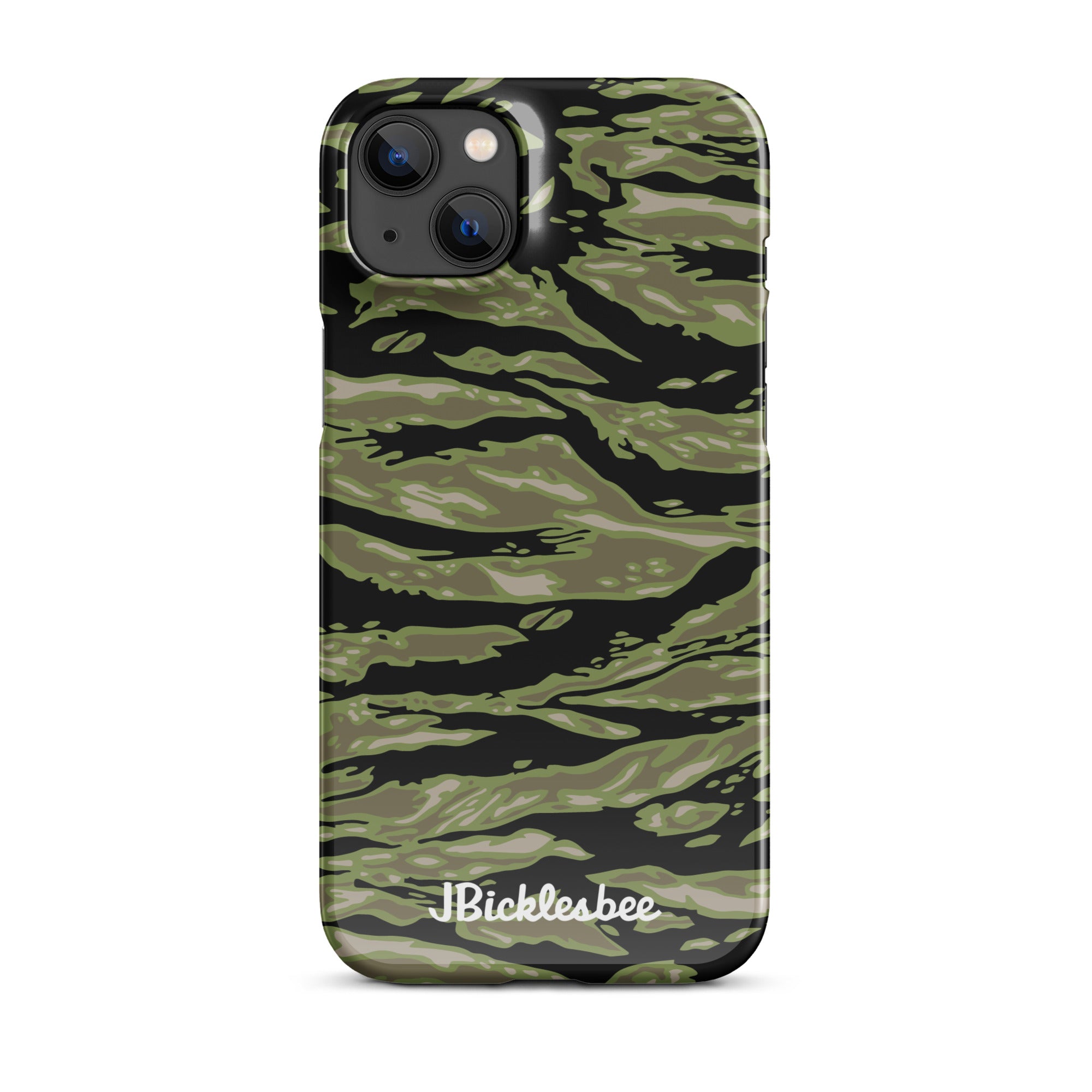 Retro Woodland Camo Tiger Stripe iPhone Snap Case