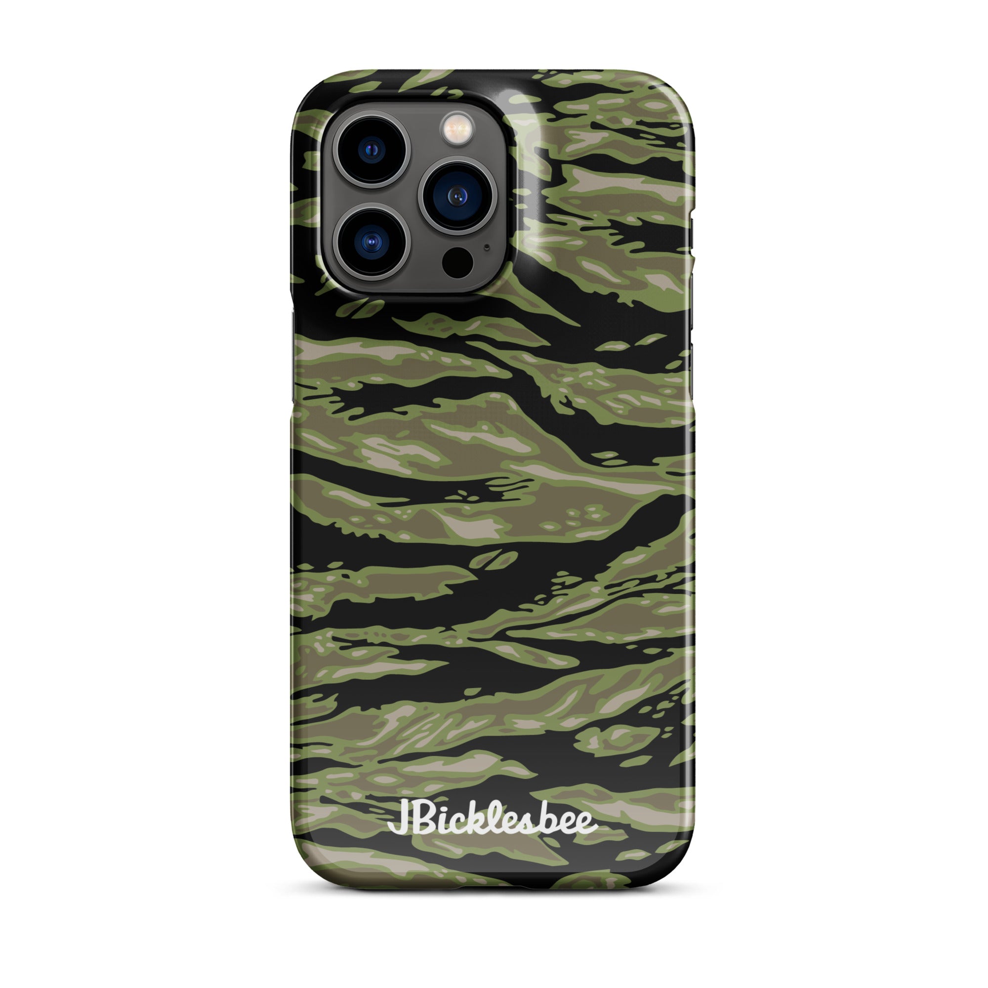 Retro Woodland Camo Tiger Stripe iPhone Snap Case