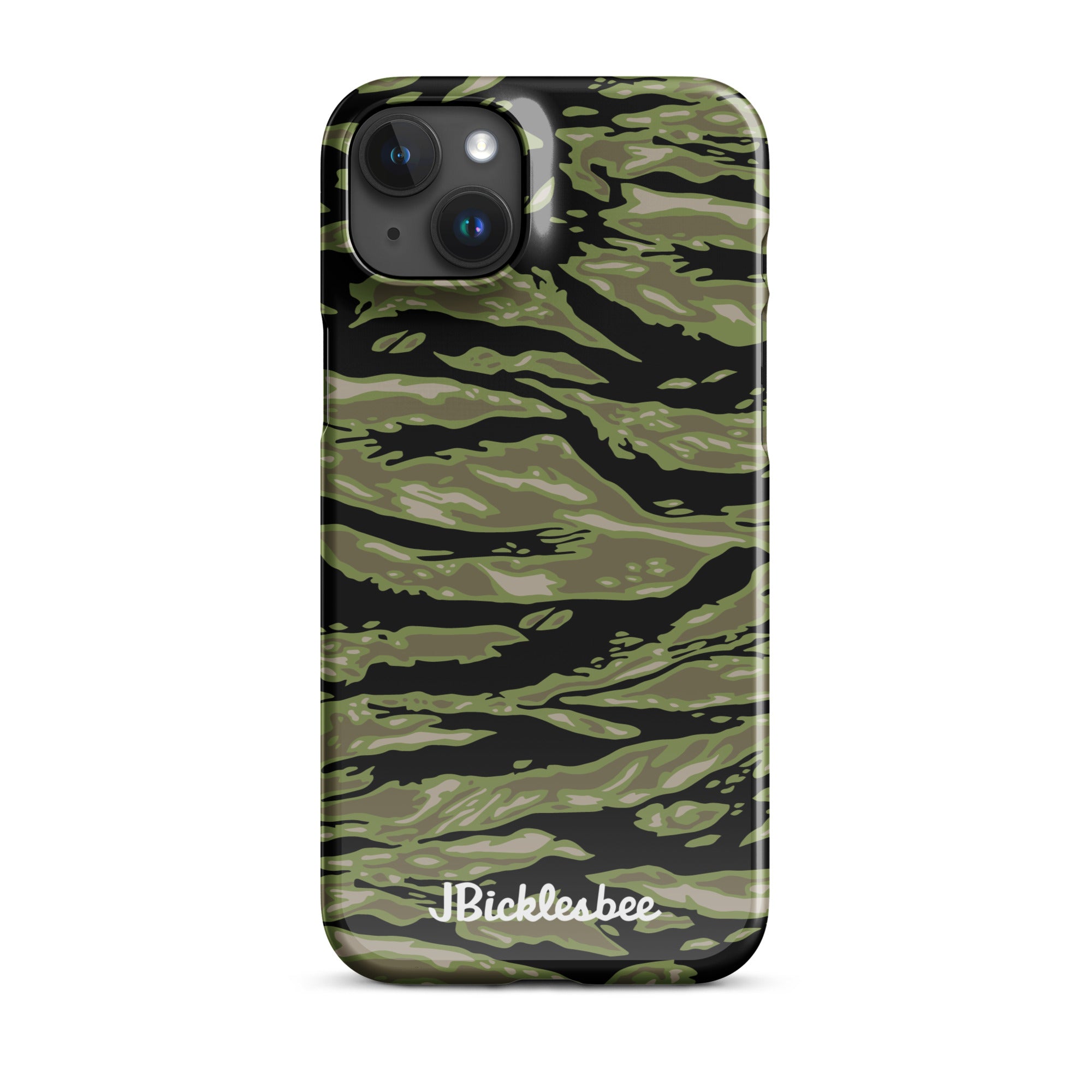 Retro Woodland Camo Tiger Stripe iPhone Snap Case