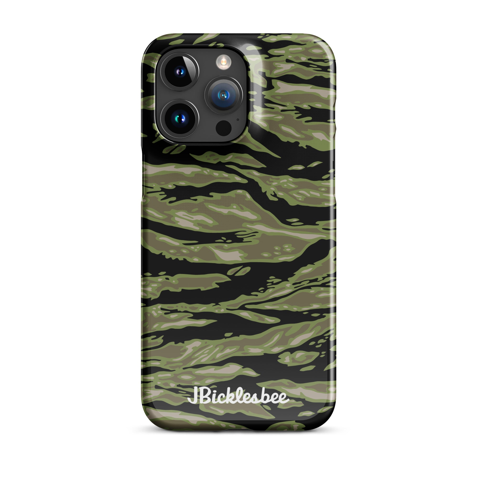 Retro Woodland Camo Tiger Stripe iPhone Snap Case