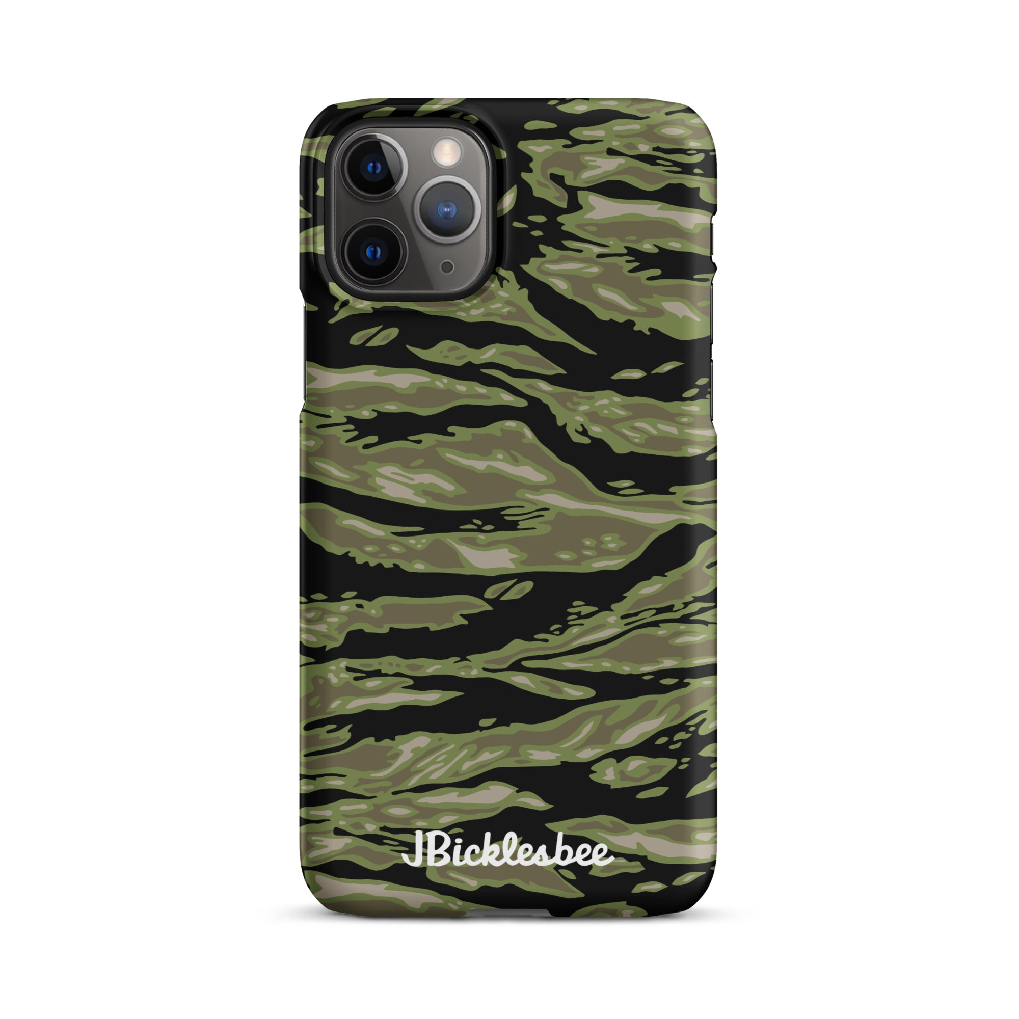 Retro Woodland Camo Tiger Stripe iPhone Snap Case