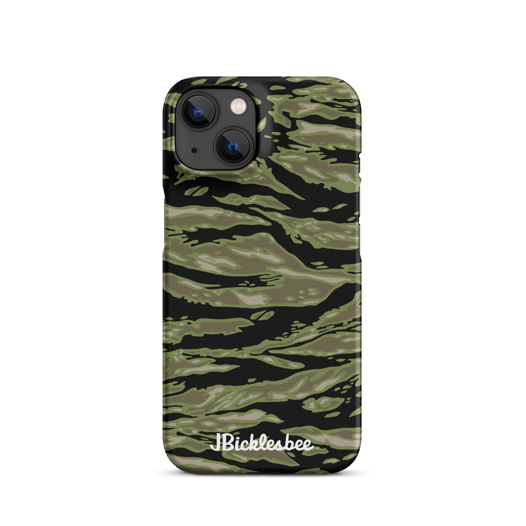 Retro Woodland Camo Tiger Stripe iPhone Snap Case