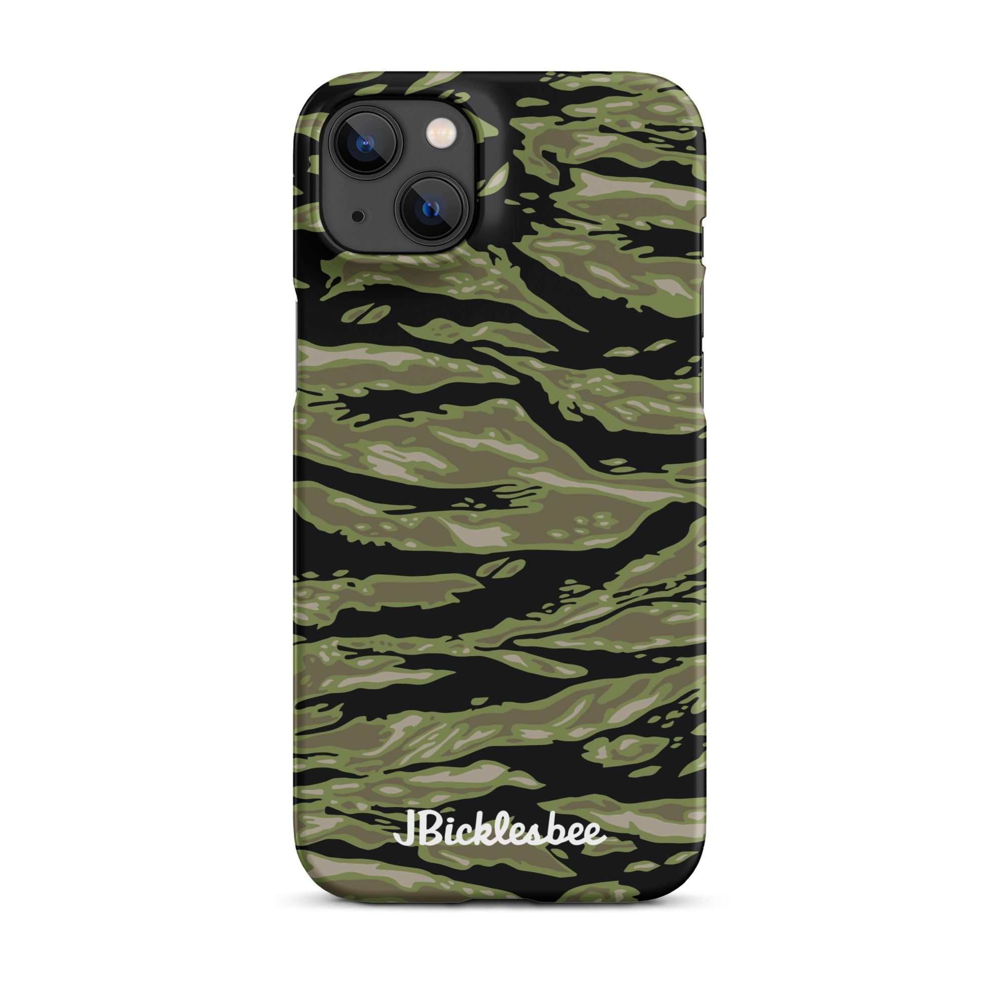 Retro Woodland Camo Tiger Stripe iPhone Snap Case