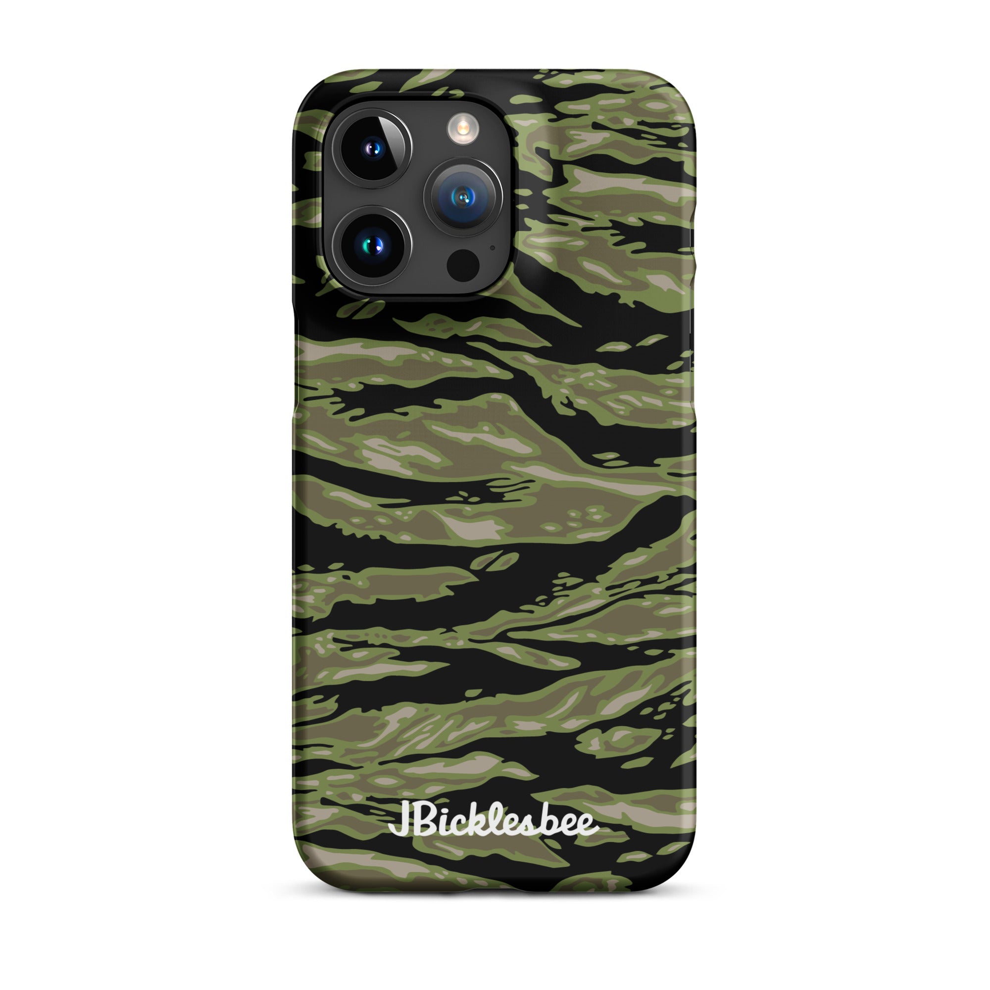 Retro Woodland Camo Tiger Stripe iPhone Snap Case