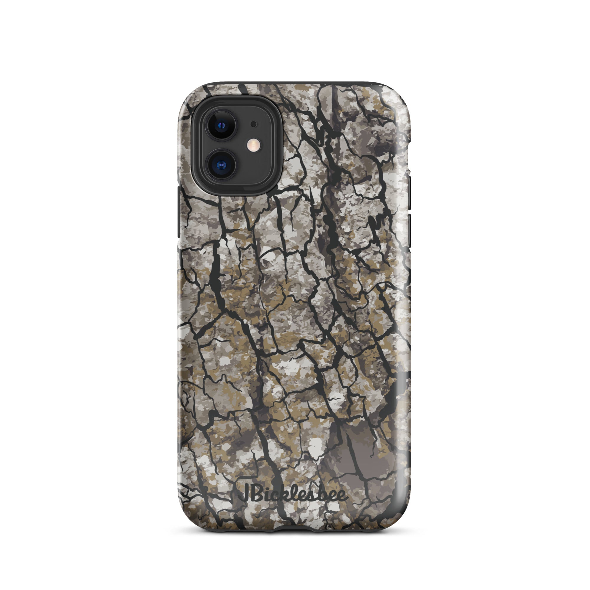 Alpha Tree Bark Camo iPhone Tough Case JBicklesbee