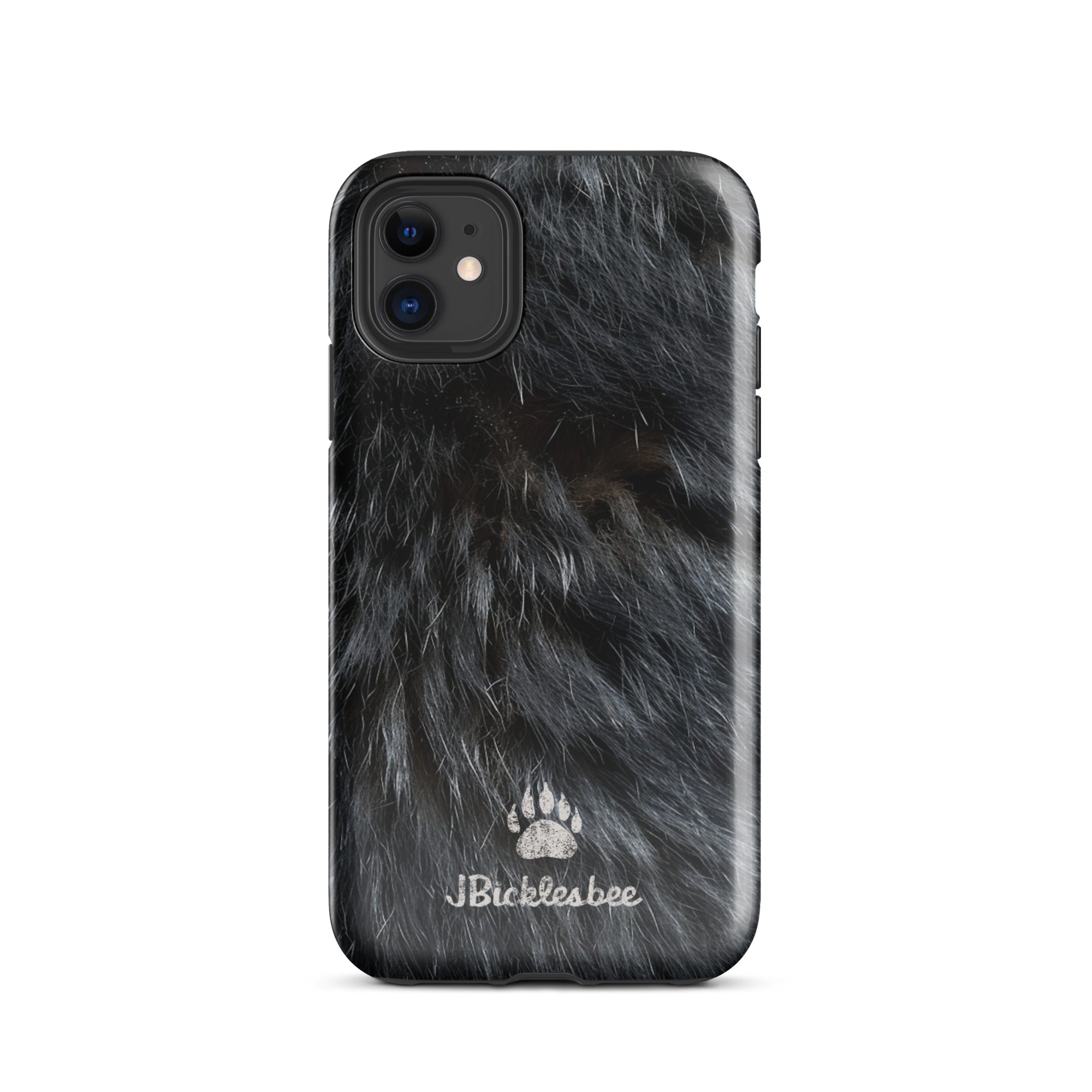 The Black Bear Hunter iPhone Tough Case