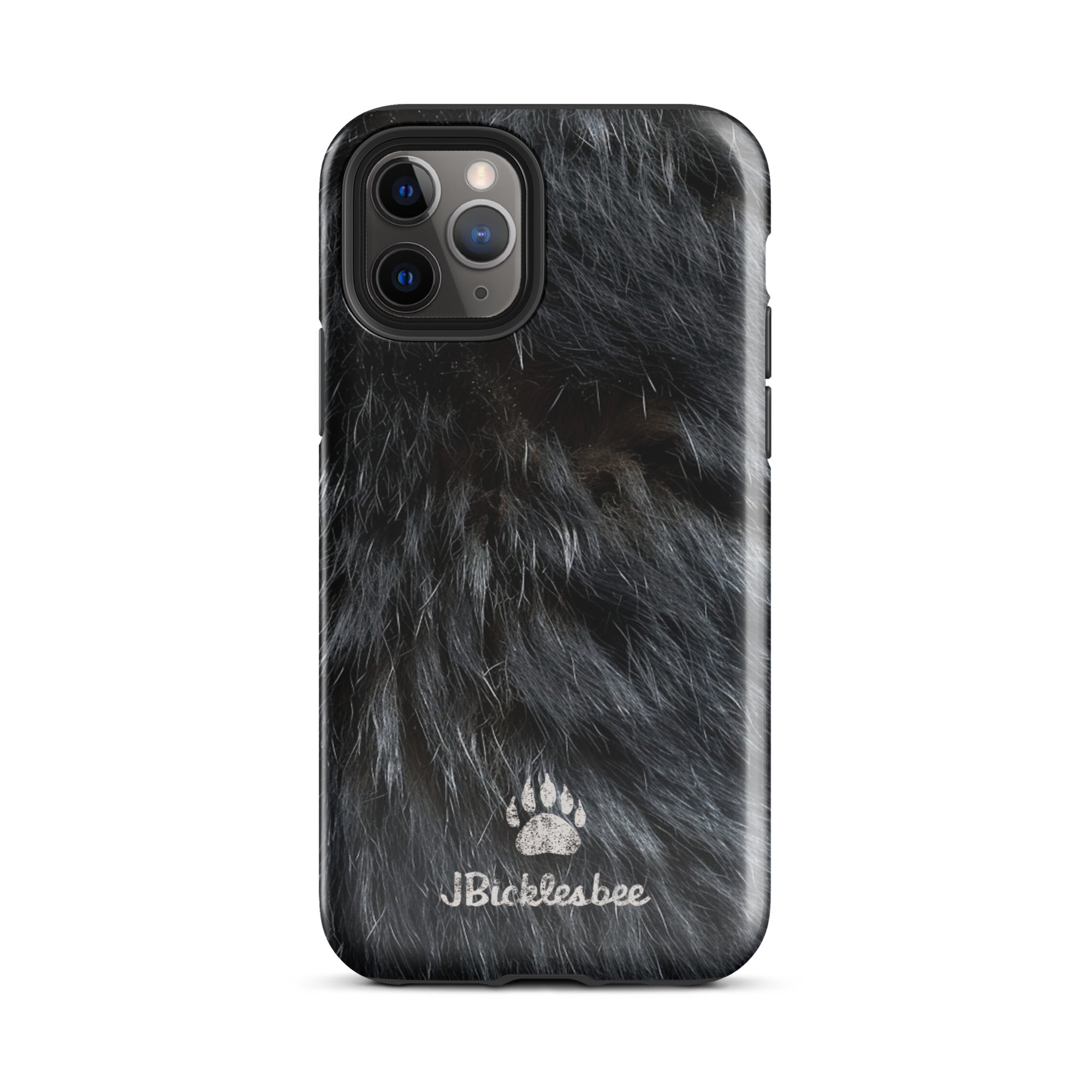 The Black Bear Hunter iPhone Tough Case