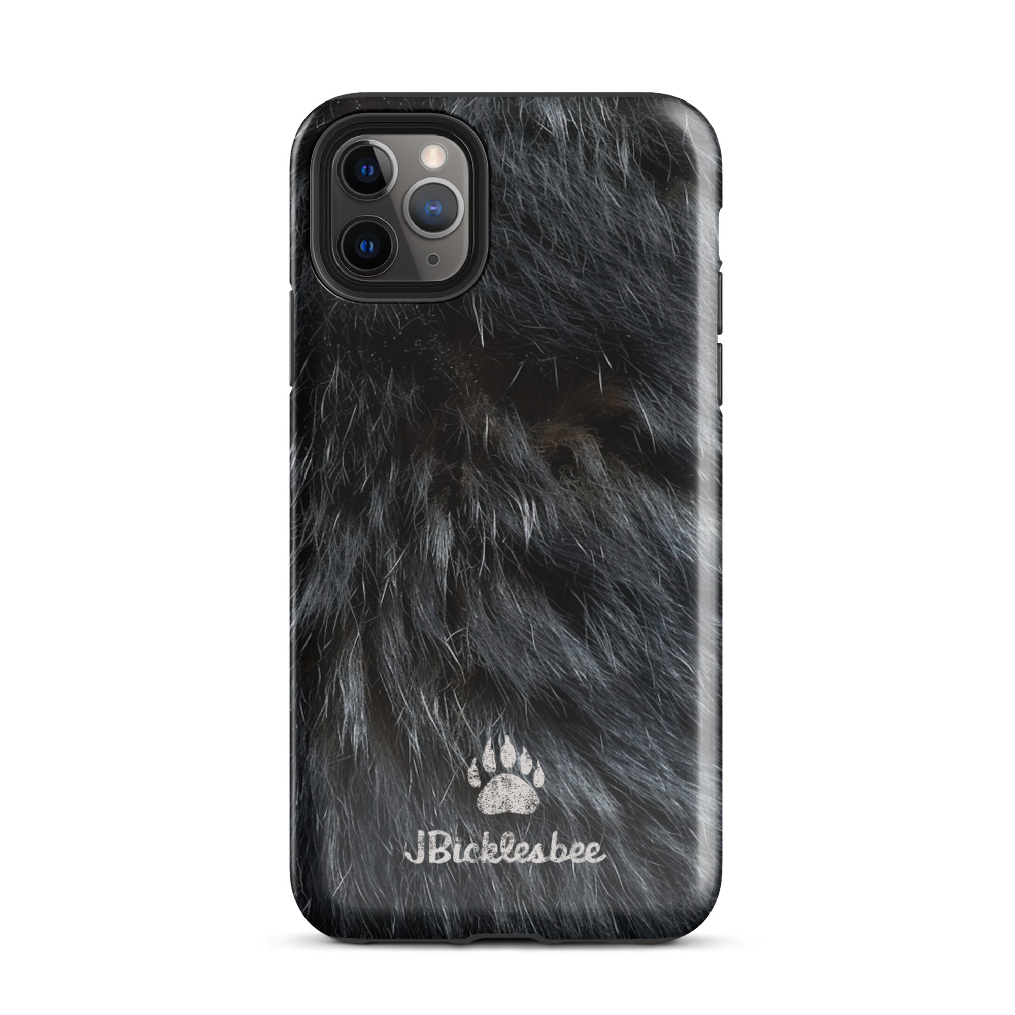 The Black Bear Hunter iPhone Tough Case