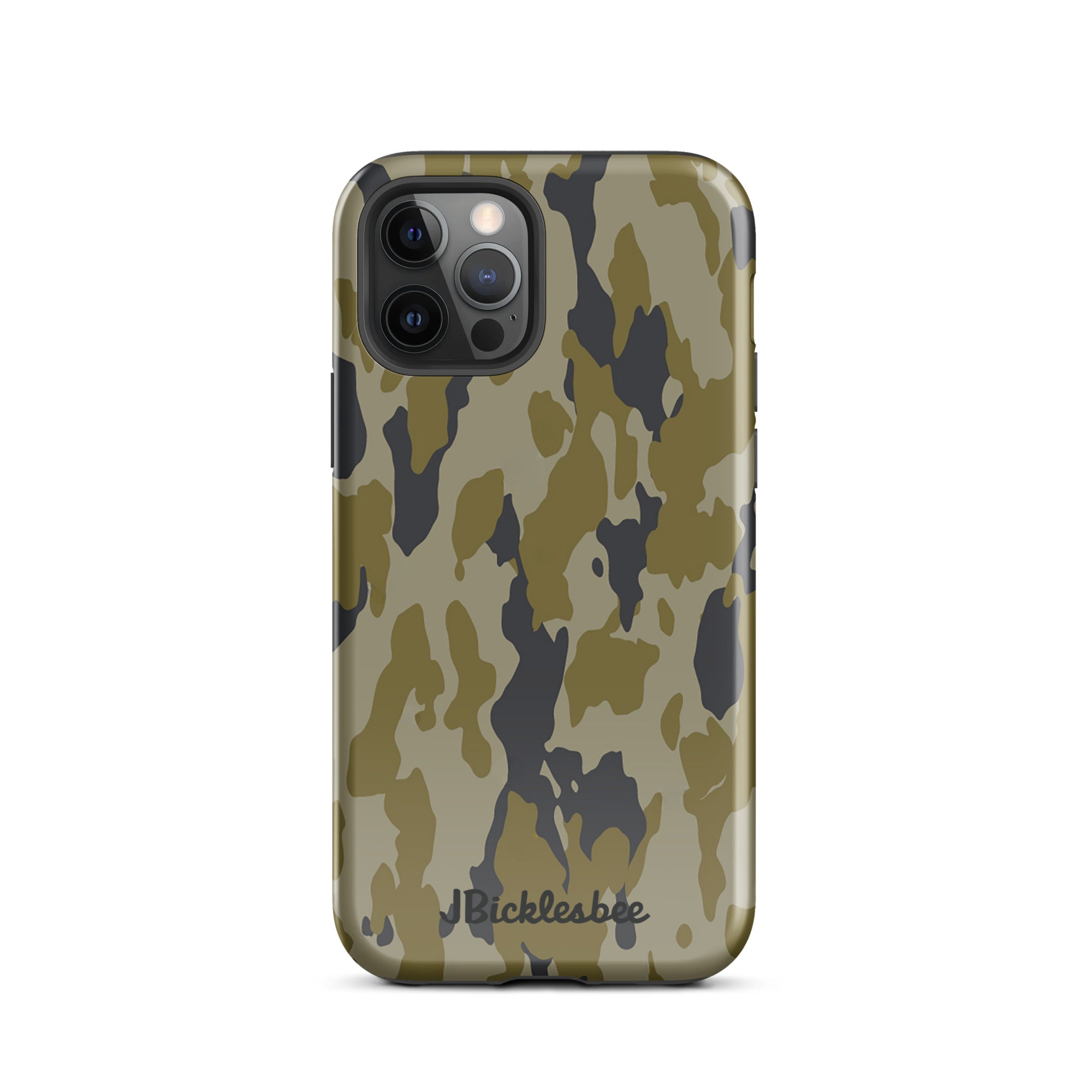 Retro Bark Camo iPhone Tough Case