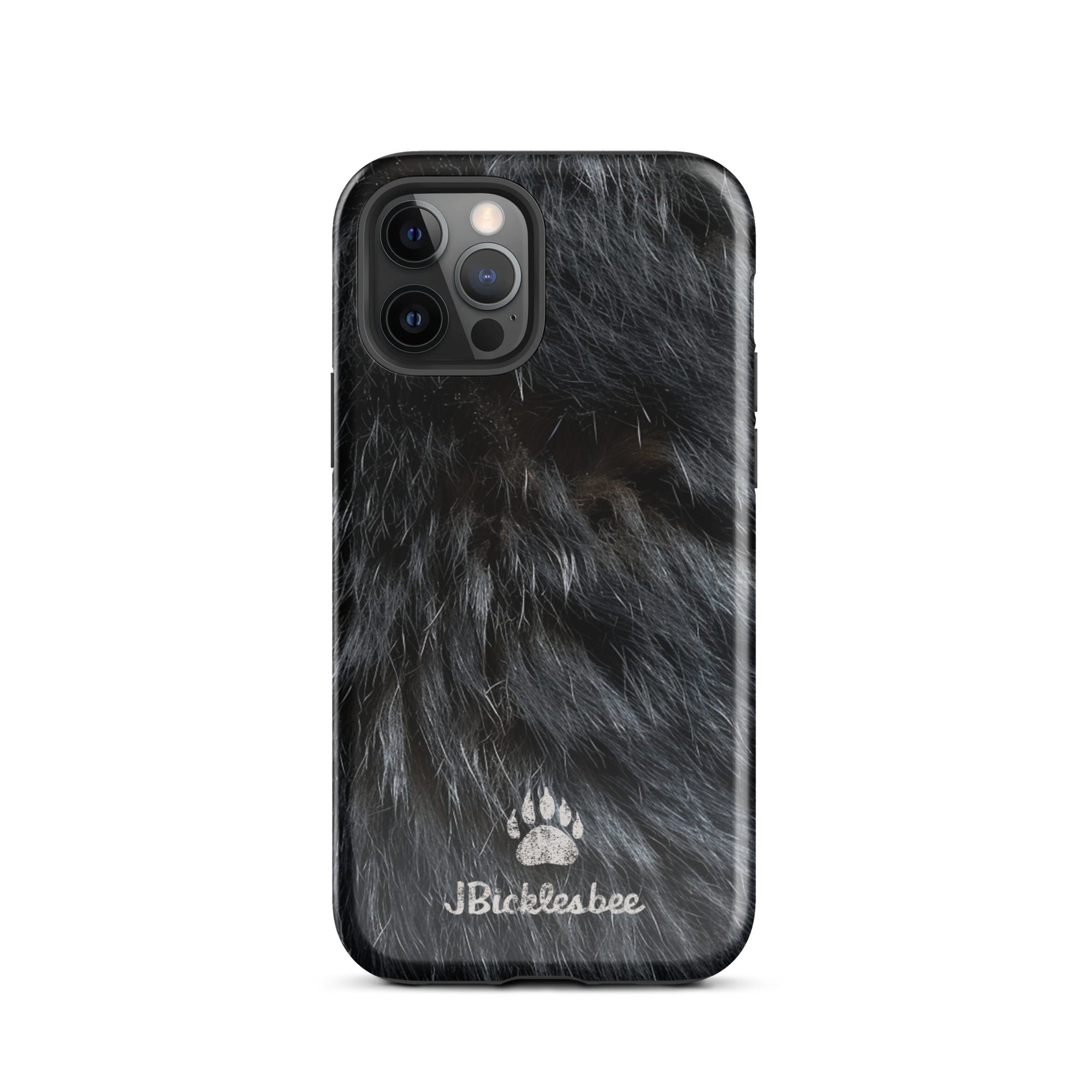 The Black Bear Hunter iPhone Tough Case