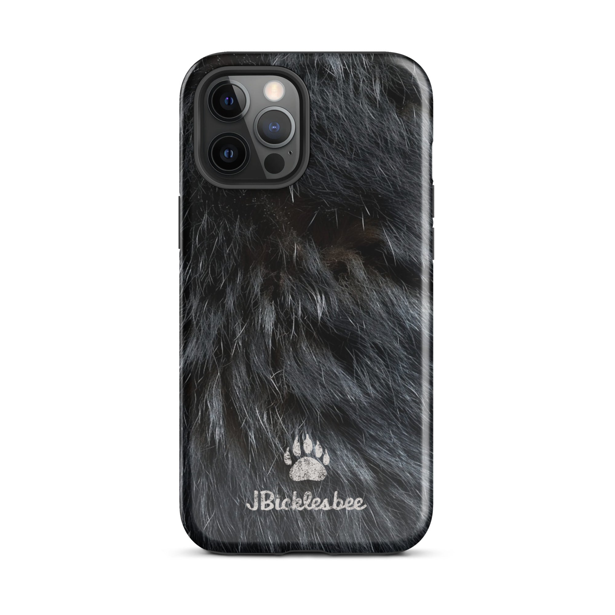 The Black Bear Hunter iPhone Tough Case