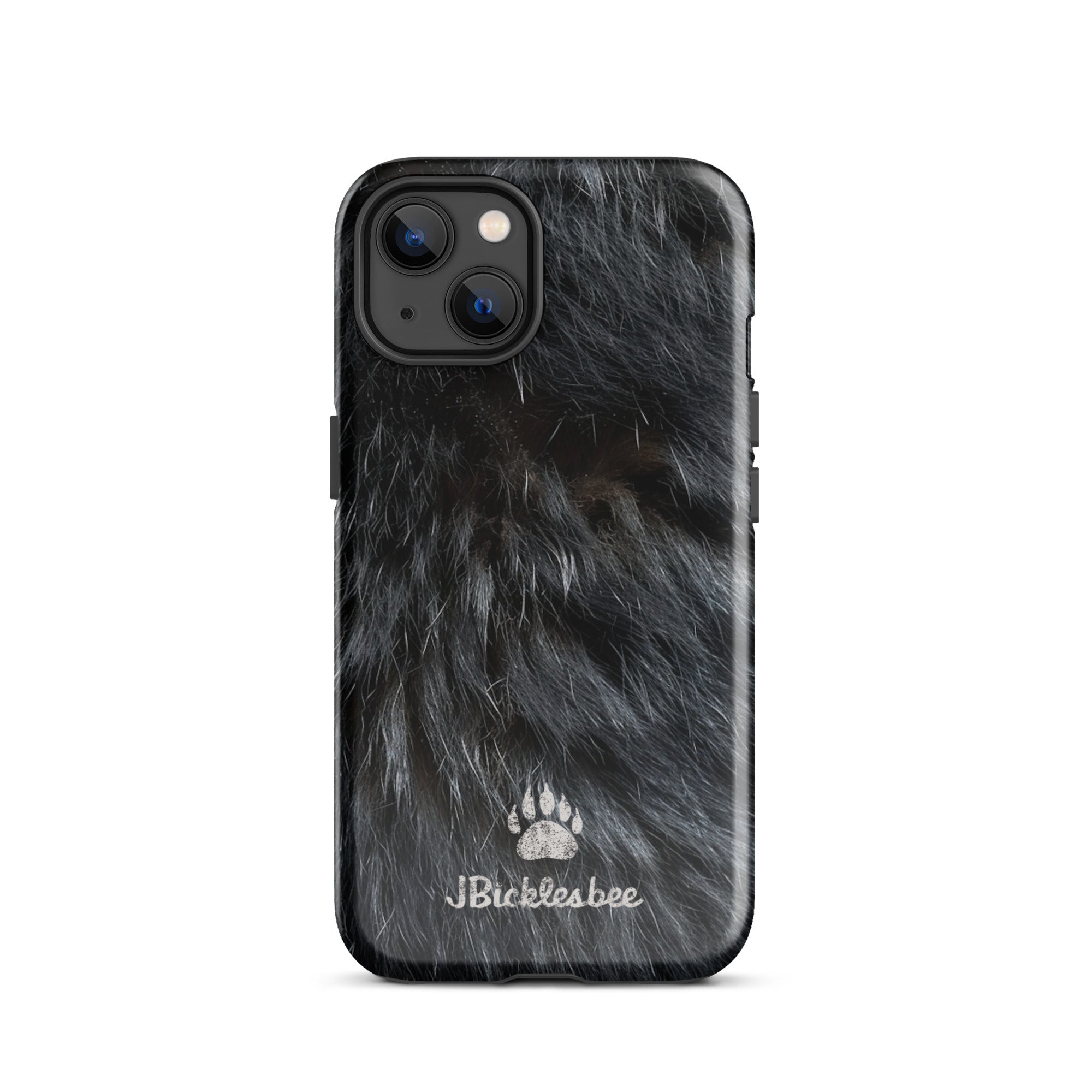 The Black Bear Hunter iPhone Tough Case