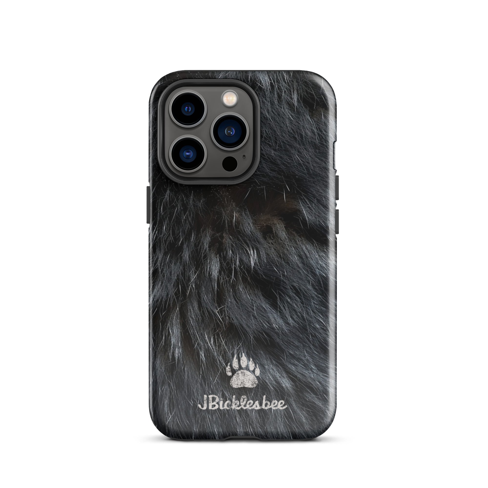 The Black Bear Hunter iPhone Tough Case