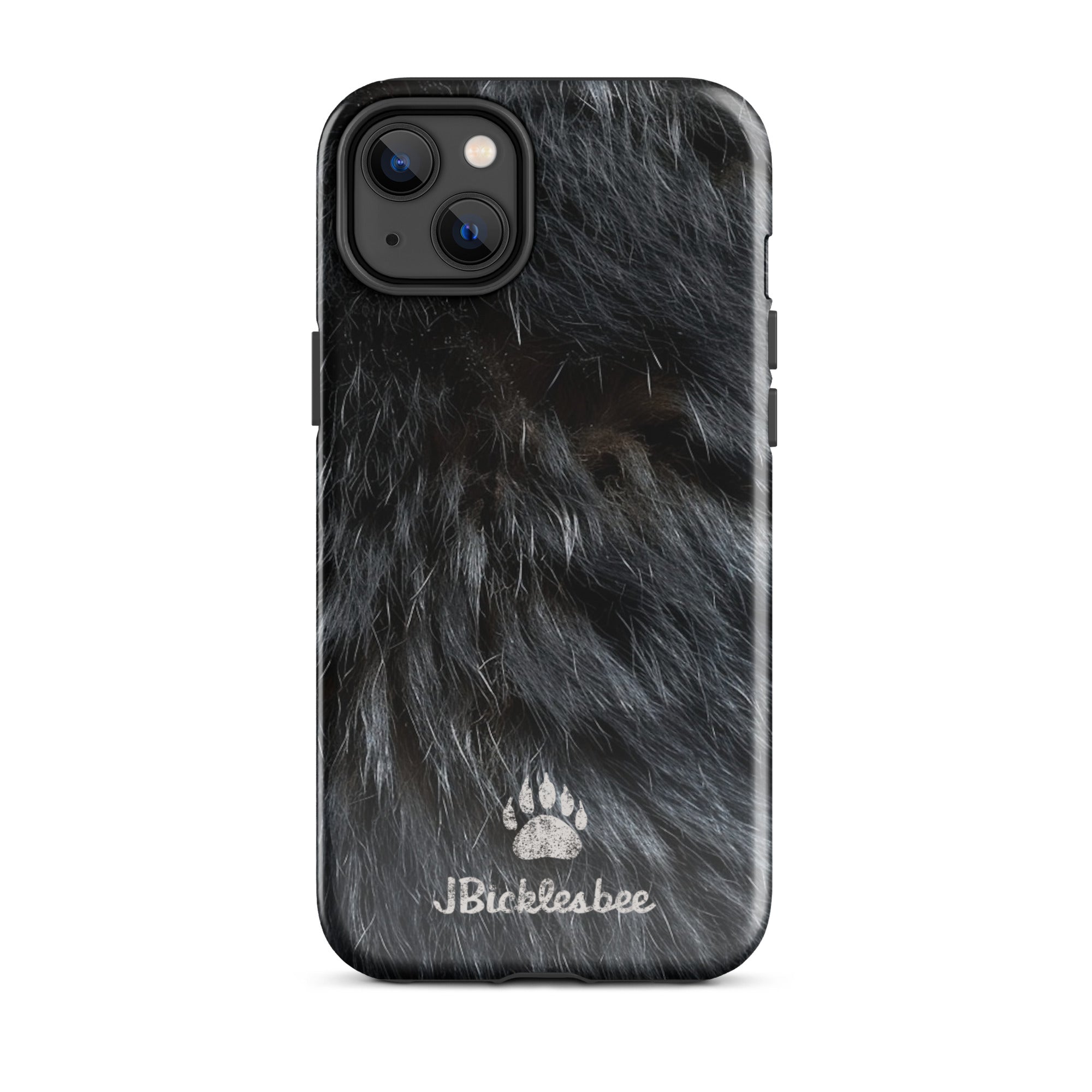 The Black Bear Hunter iPhone Tough Case