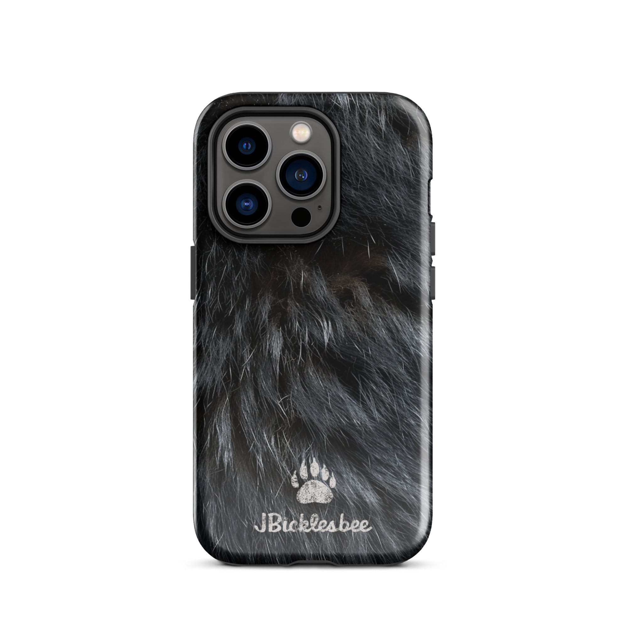 The Black Bear Hunter iPhone Tough Case