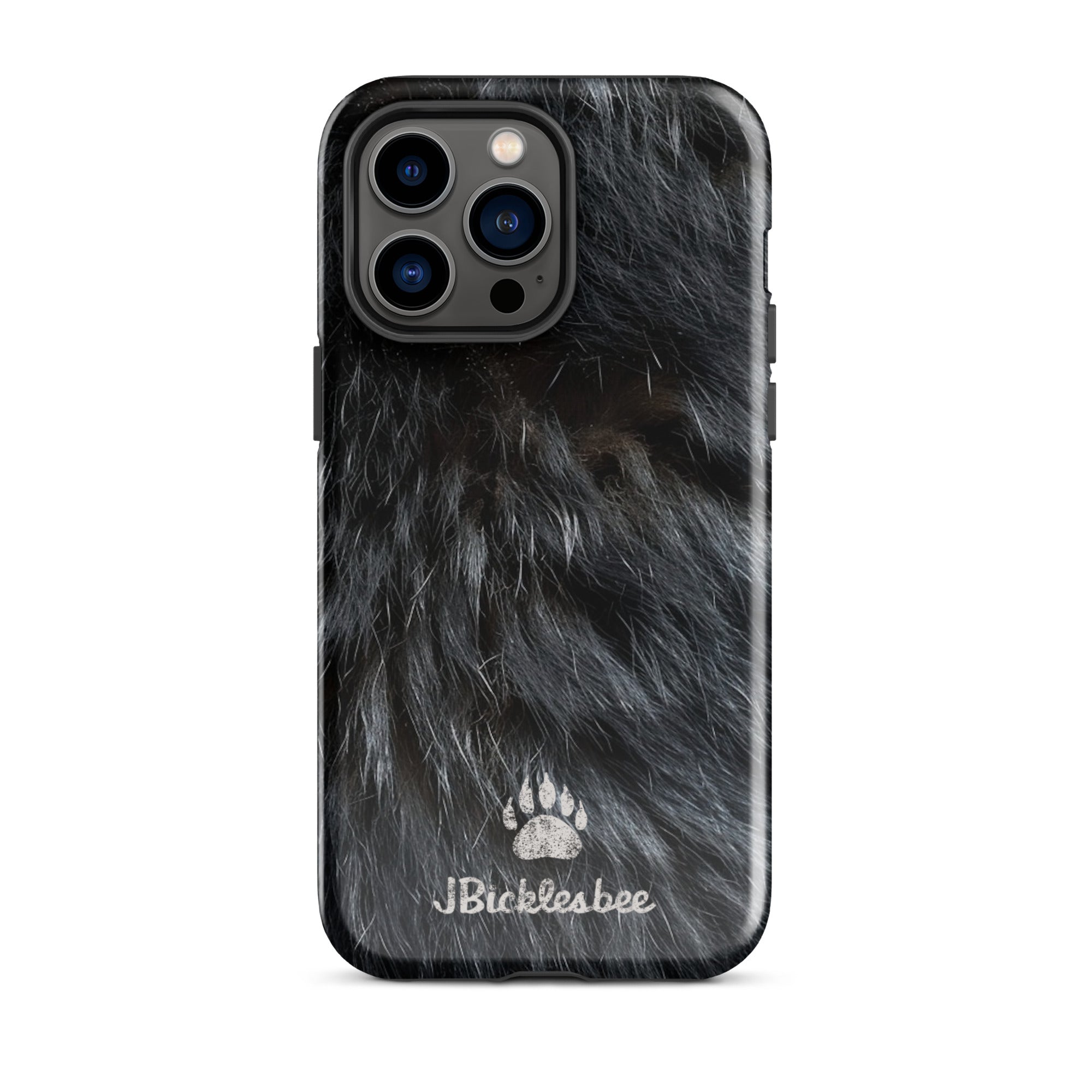 The Black Bear Hunter iPhone Tough Case